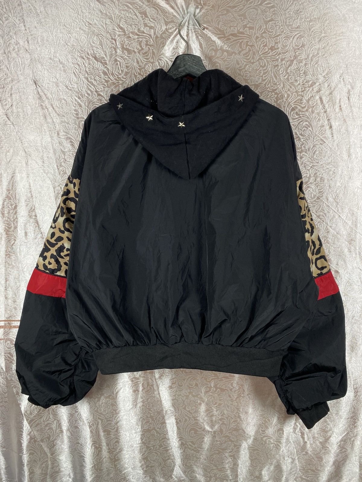 Japanese Brand Vintage Hell Cat Punks Ricca Leopard Panel Hooded Punk Jacke Size ONE SIZE - 12 Thumbnail