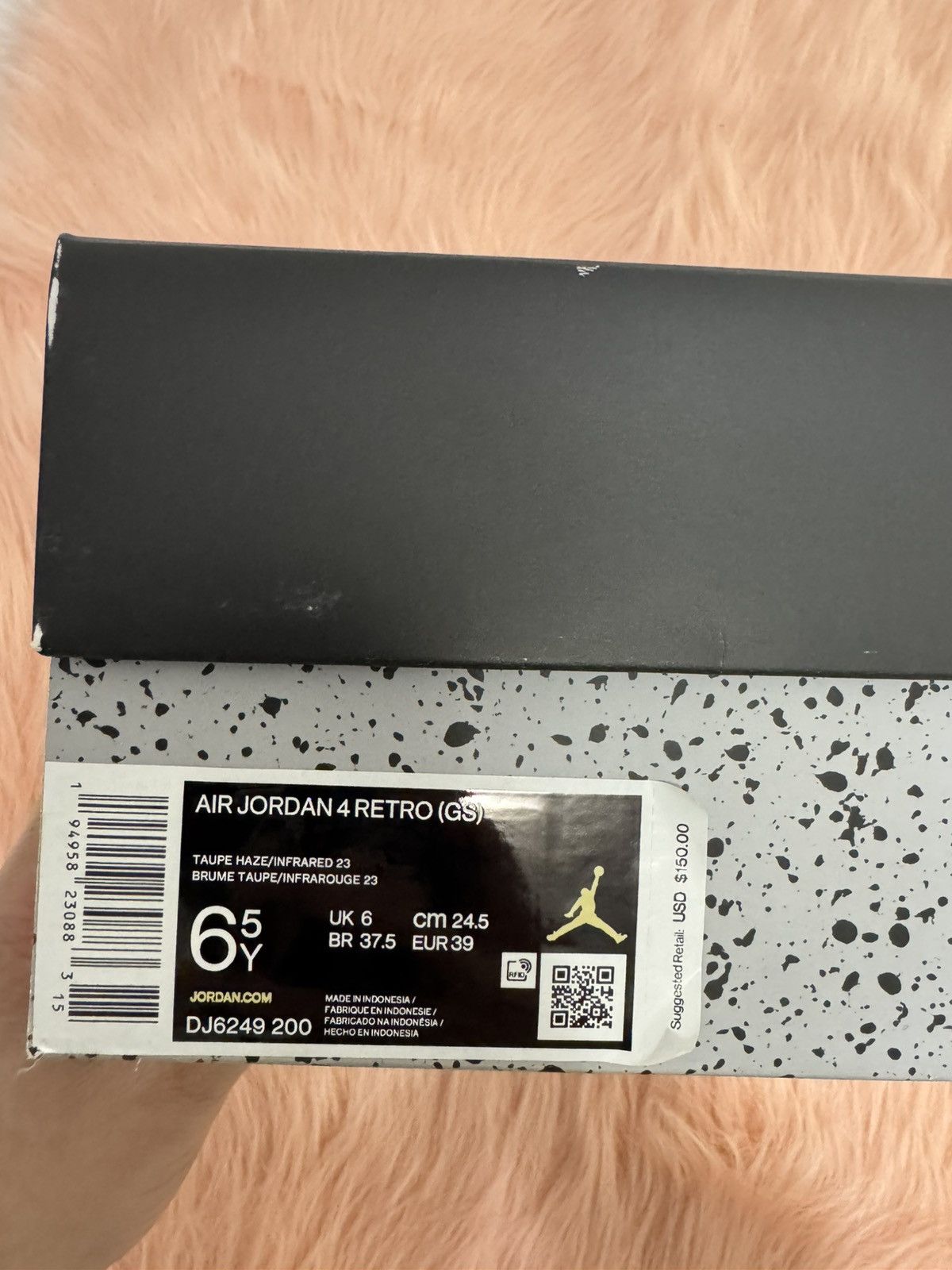 Jordan Brand Jordan 4 Retro GS Taupe Haze Size US 6.5 / EU 39-40 - 7 Thumbnail