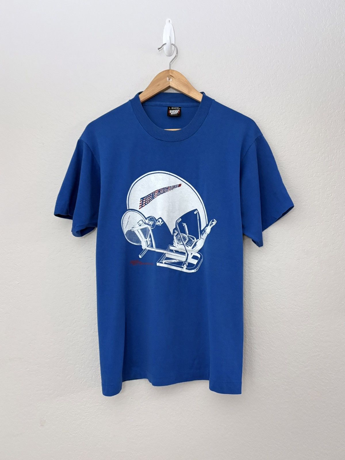 Vintage 80’s Workout Aerobic Vintage 80’s 50/50 Heathknit Tee Size US L / EU 52-54 / 3 - 1 Thumbnail