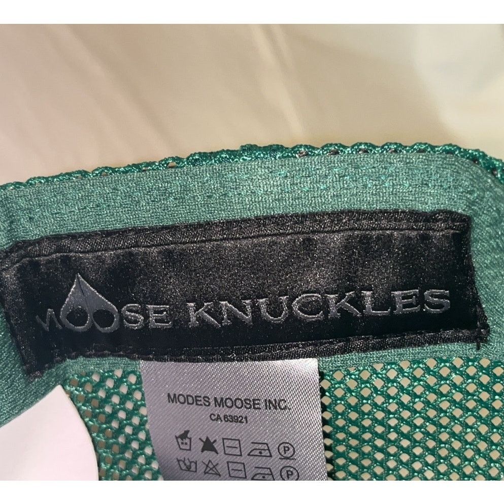 Moose Knuckles Moose Knuckles Canadiana Patch Cap Malachite/Green NWT Size ONE SIZE - 11 Thumbnail