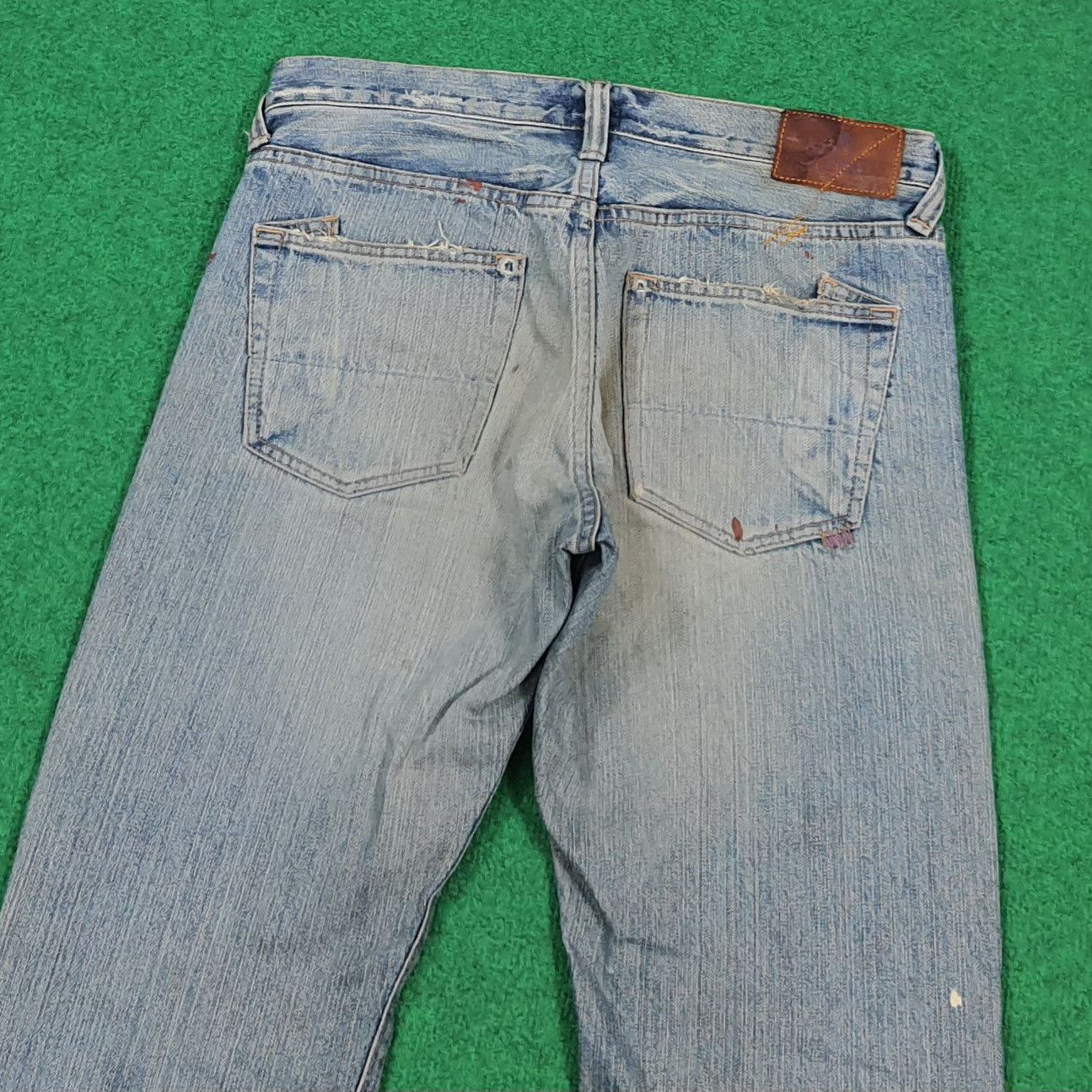 Prps Vintage Prps Made in Japan Painted Distressed Denim E1N38 Size US 33 - 5 Thumbnail
