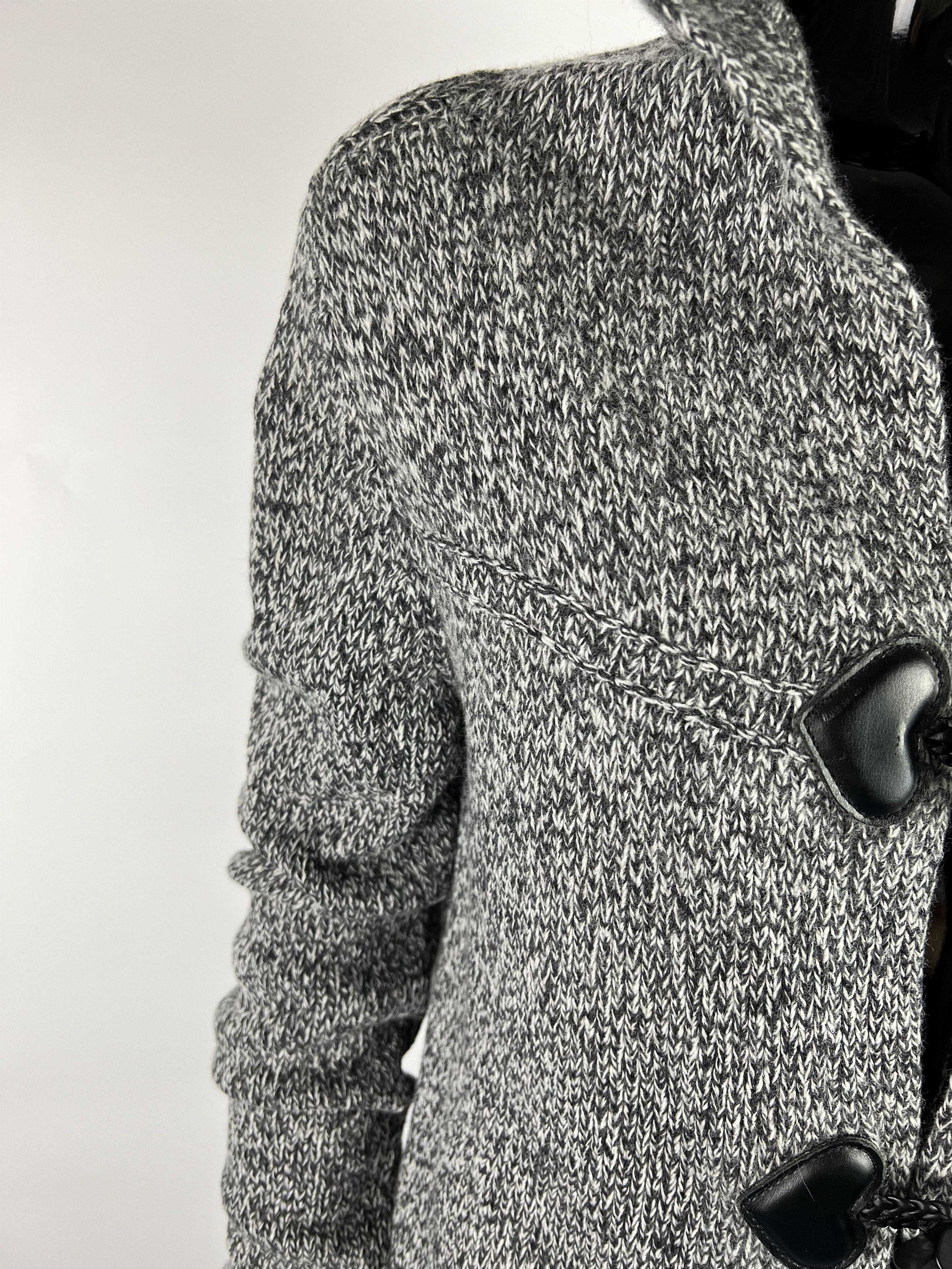 TWINSET Twin-Set Simona Barbieri Wool Long Hooded Cardigan Size S/M Size S / US 4 / IT 40 - 6 Thumbnail