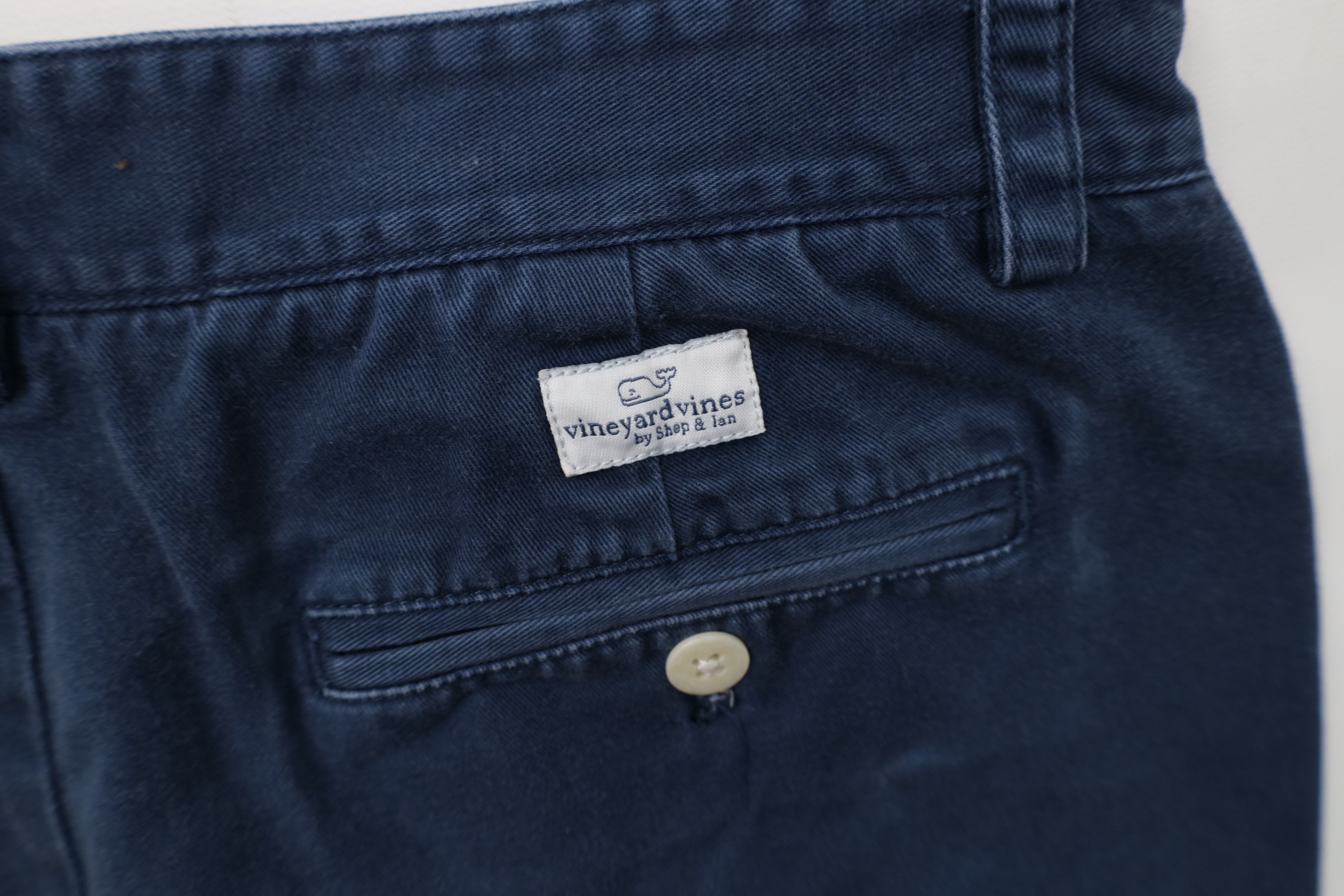Vineyard Vines Vineyard Vines Above Knee Club Chino Shorts Navy Blue Cotton Size US 30 / EU 46 - 11 Thumbnail