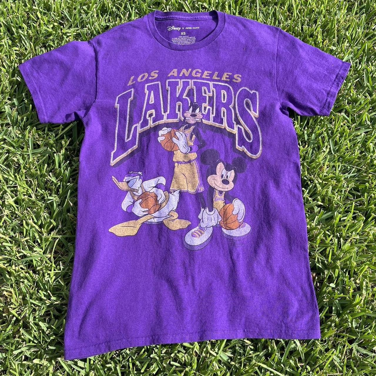 Disney Disney x Junk Food Lakers Tee Vintage Y2K NBA Streetwear Size US XS / EU 42 / 0 - 1 Thumbnail