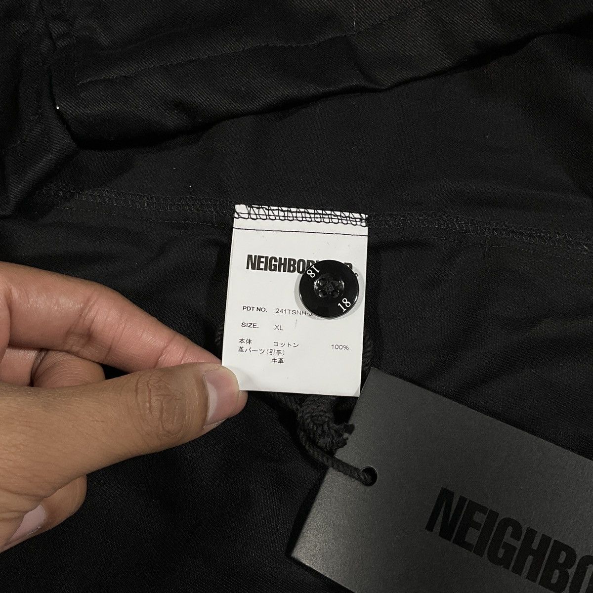 Neighborhood NEIGHBORHOOD ZIP WORK JKT 2024 IN BLACK - XLARGE Size US XL / EU 56 / 4 - 8 Thumbnail