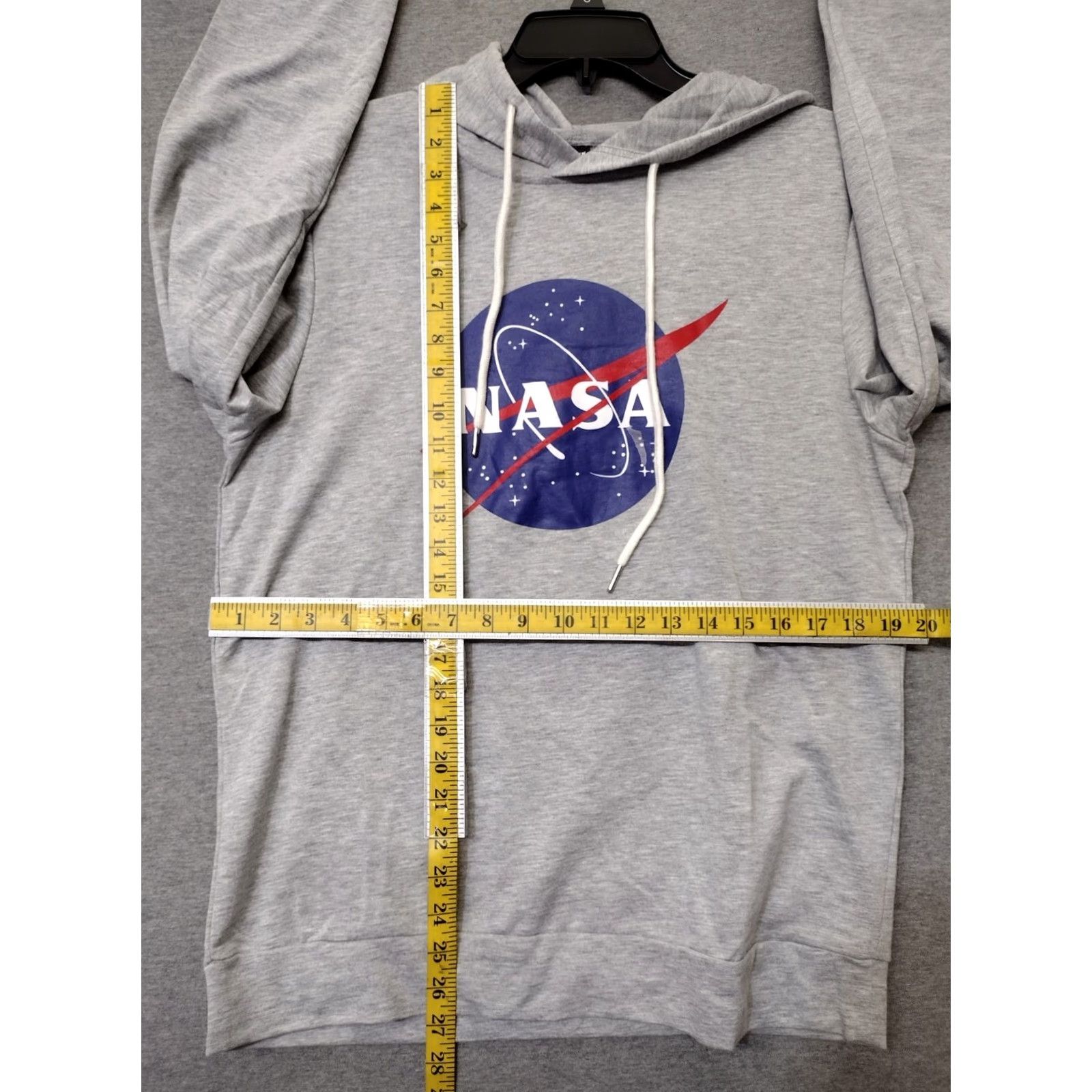 Shein SHEIN NASA logo Hoodie Insignia Geek Space Grey Sweatshirt M Unisex Adults Crew Neck Long Sleeve Graphic Print Hoodie Size US M / EU 48-50 / 2 - 5 Thumbnail
