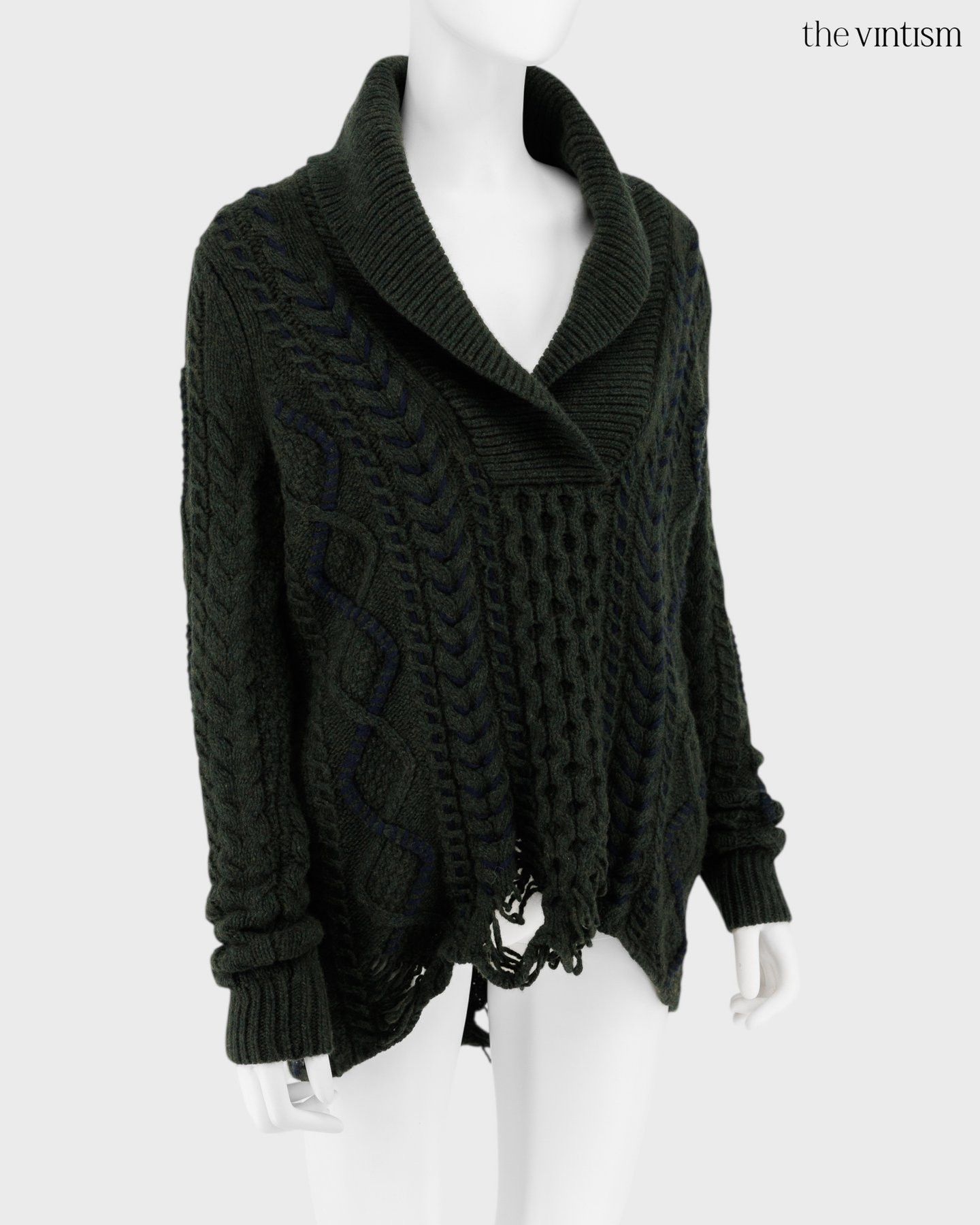 Gabriela Hearst Gabriela Hearst Archival Wool & Cashmere Distressed Sweater Size S / US 4 / IT 40 - 1 Thumbnail