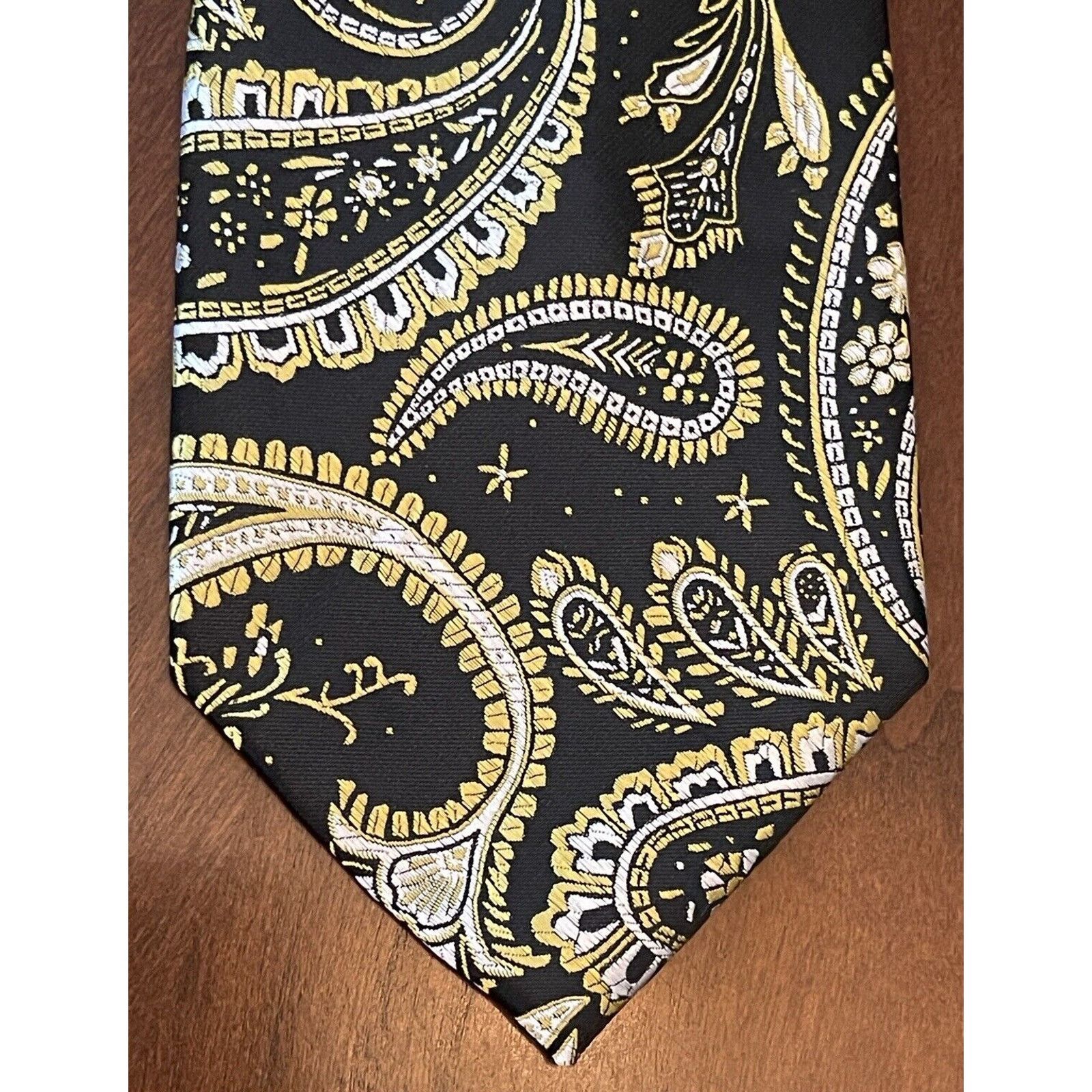 Stacy Adams Stacy Adams Hand Made Black Gold Polyester Made In China Size ONE SIZE - 1 Thumbnail