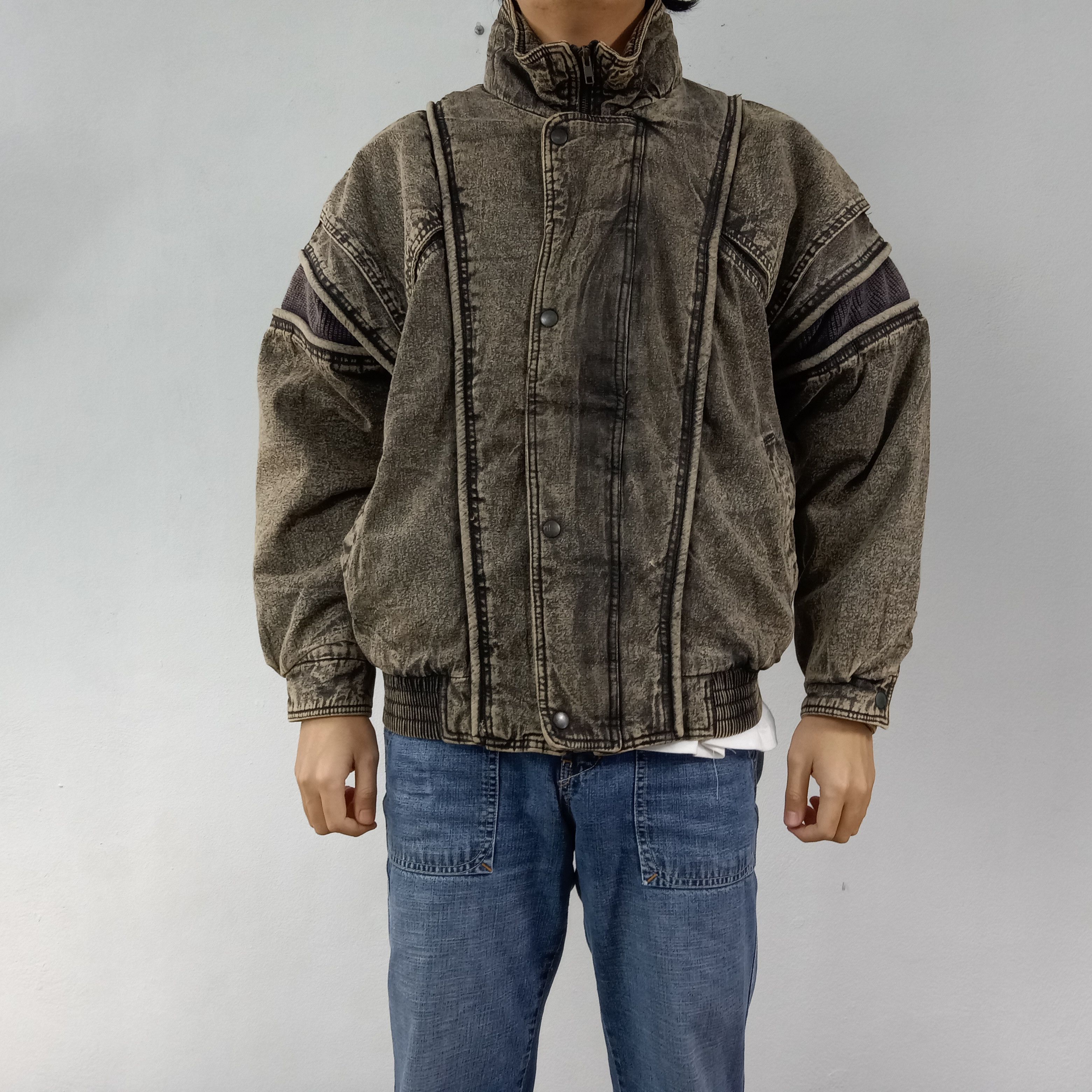 Vintage Harley Davidson Motorcycle Club Denim Jacket Size US XL / EU 56 / 4 - 2 Thumbnail