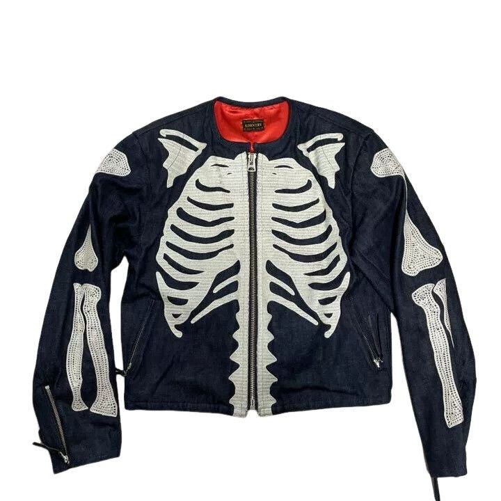 Kapital KAPITAL Skeleton Denim Jacket Size L Size US L / EU 52-54 / 3 - 1 Thumbnail