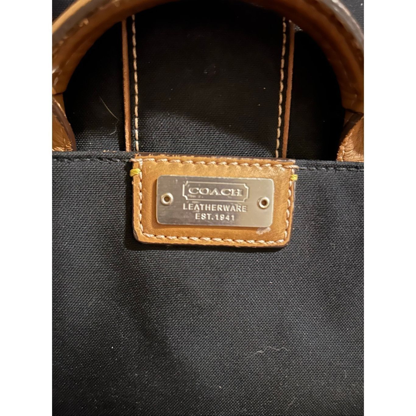 Coach Vintage Coach Messenger Laptop Briefcase Bag Black Canvas Br Size ONE SIZE - 8 Thumbnail