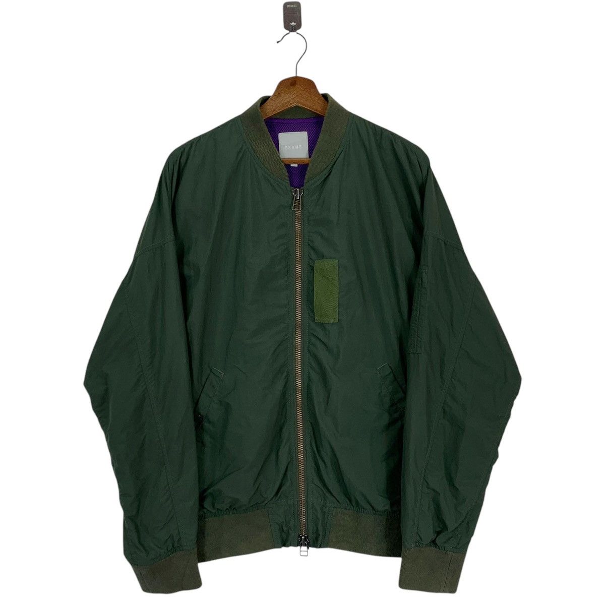 Beams Plus × Japanese Brand VINTAGE BEAMS JAPANESE BRAND BOMBER ZIPPER JACKET Size US L / EU 52-54 / 3 - 1 Thumbnail