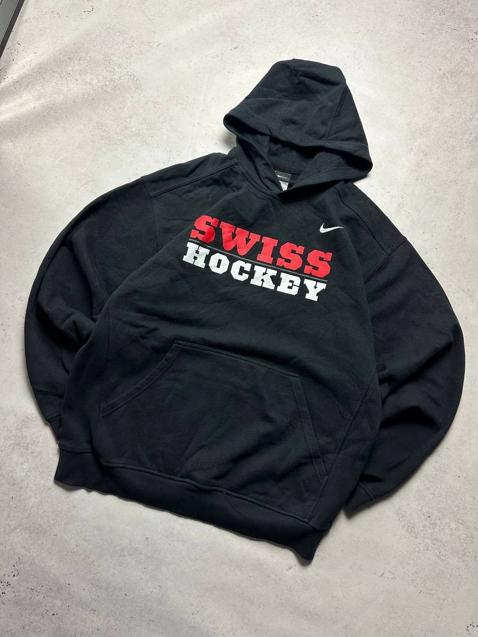 Nike Vintage Nike Swiss Hockey Boxy Hoodie Y2K M Size US M / EU 48-50 / 2 - 2 Thumbnail