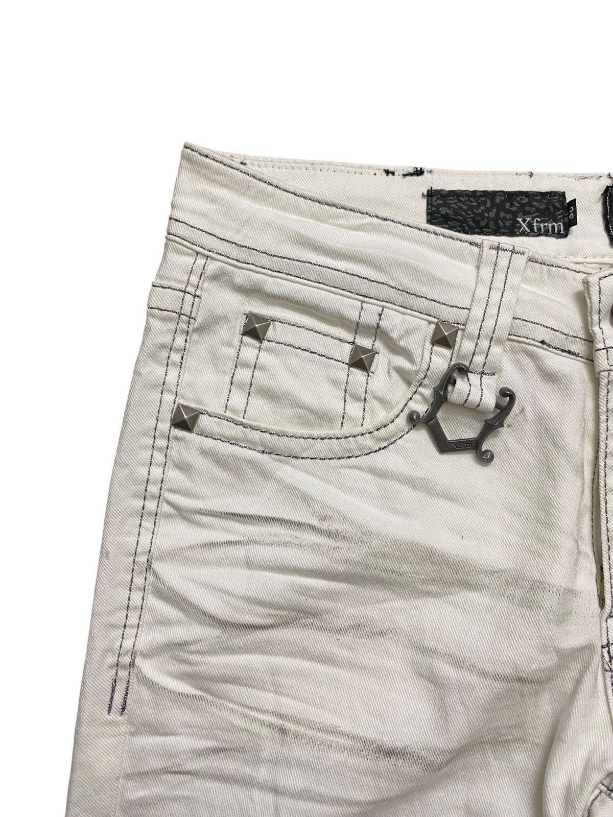 If Six Was Nine Xfrm Flared White Whisker Denim Size US 30 / EU 46 - 6 Thumbnail