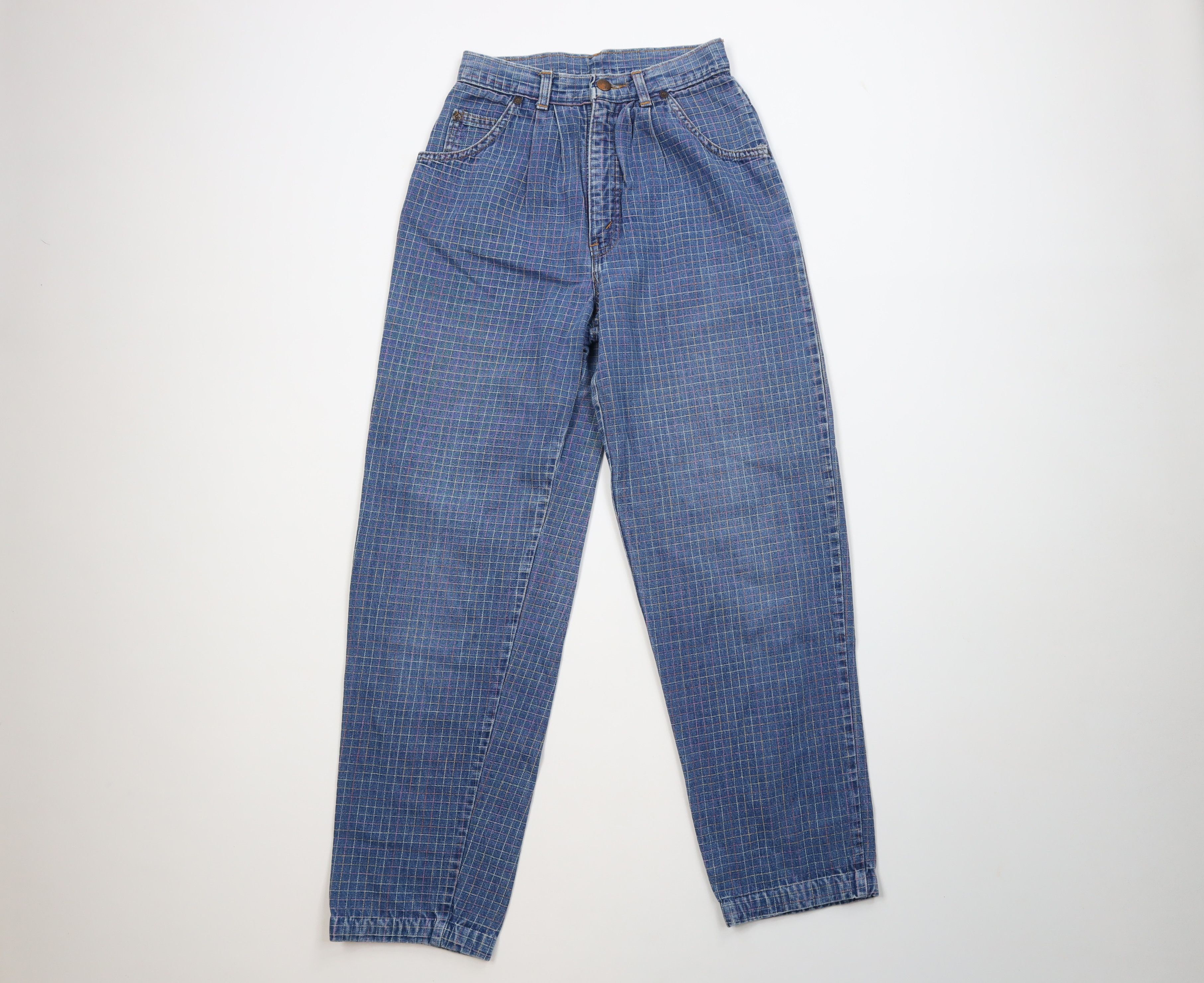 Vintage Vintage 80s 90s Streetwear Rainbow Relaxed Fit Jeans USA Size 25" / US 0 / IT 36 - 1 Thumbnail