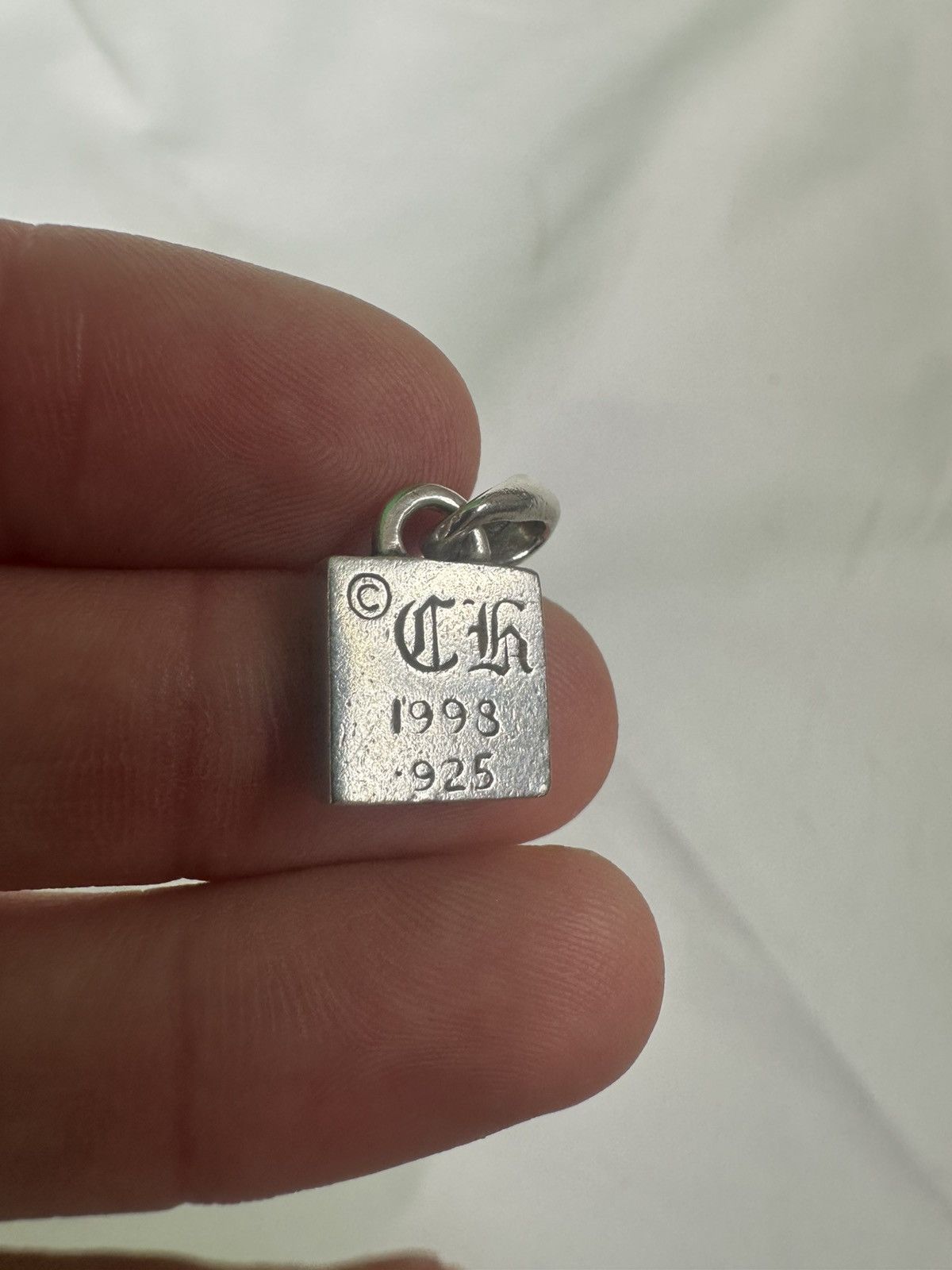 Chrome Hearts Chrome Hearts Cross Diamond Paved Frame Pendant (PreOwned) Size ONE SIZE - 3 Thumbnail