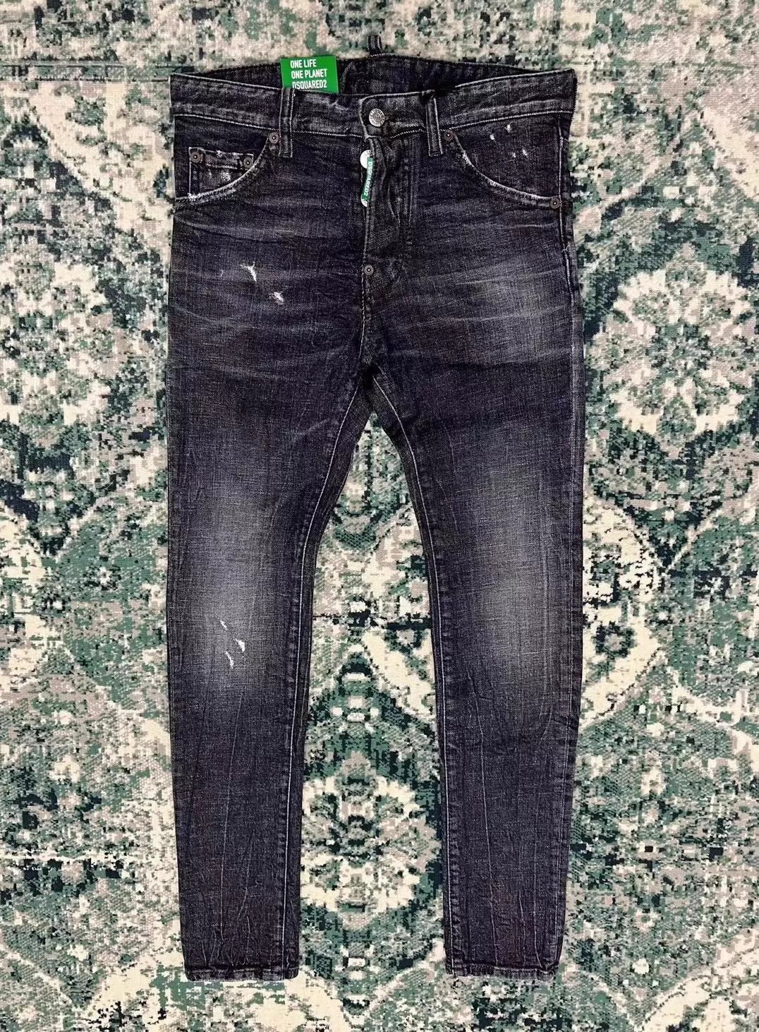 Dsquared2 Gray Distressed Denim Jeans Size 28 Size US 28 / EU 44 - 1 Thumbnail