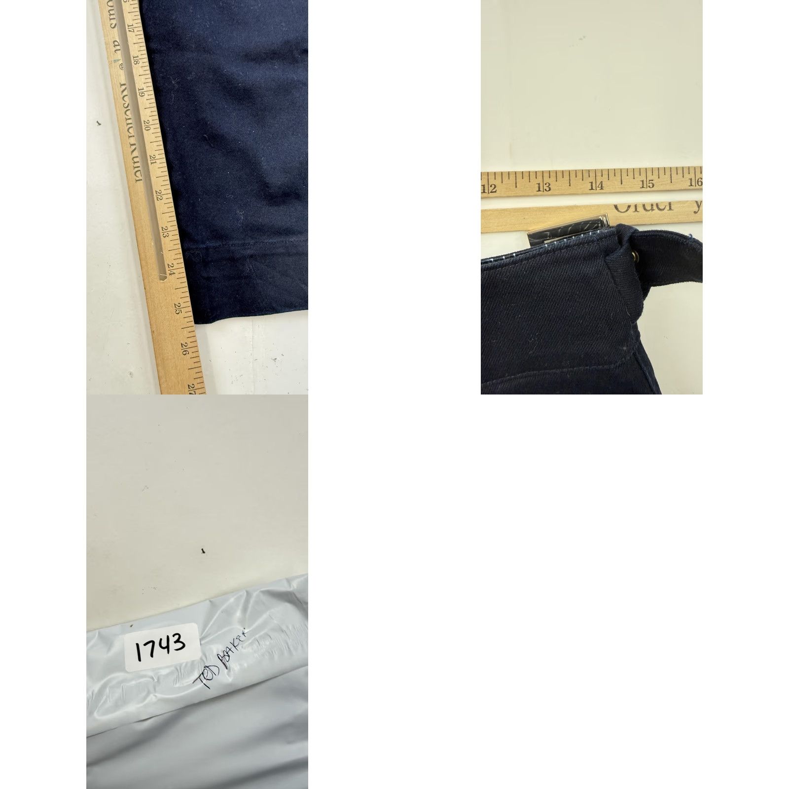 Ted Baker Ted Baker London Pants Womens 2 Black High Waist Belted Tapered Leg Ankle - Dress Pants, Women, Twill, Pockets, Buckle, Pleated, 24in Inseam Size 26" / US 2 / IT 38 - 8 Thumbnail