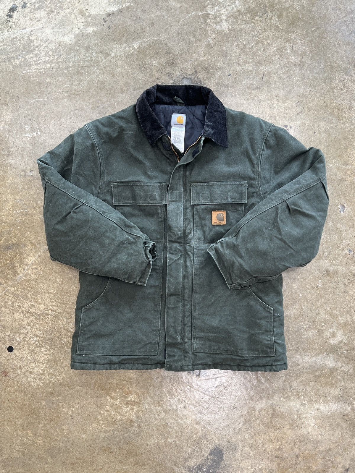 Carhartt Vintage Carhartt Quilted Arctic Jacket Green C26 MOS Large Size US L / EU 52-54 / 3 - 2 Thumbnail