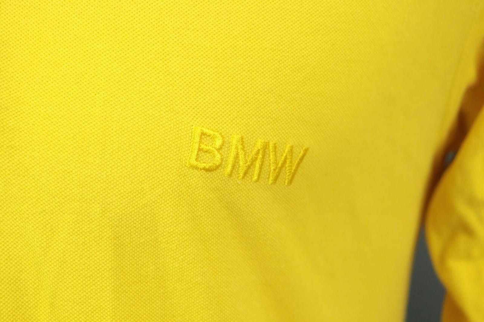 BMW BMW Fan Promotion Yellow Polo Shirt Size XS Size US XS / EU 42 / 0 - 3 Thumbnail