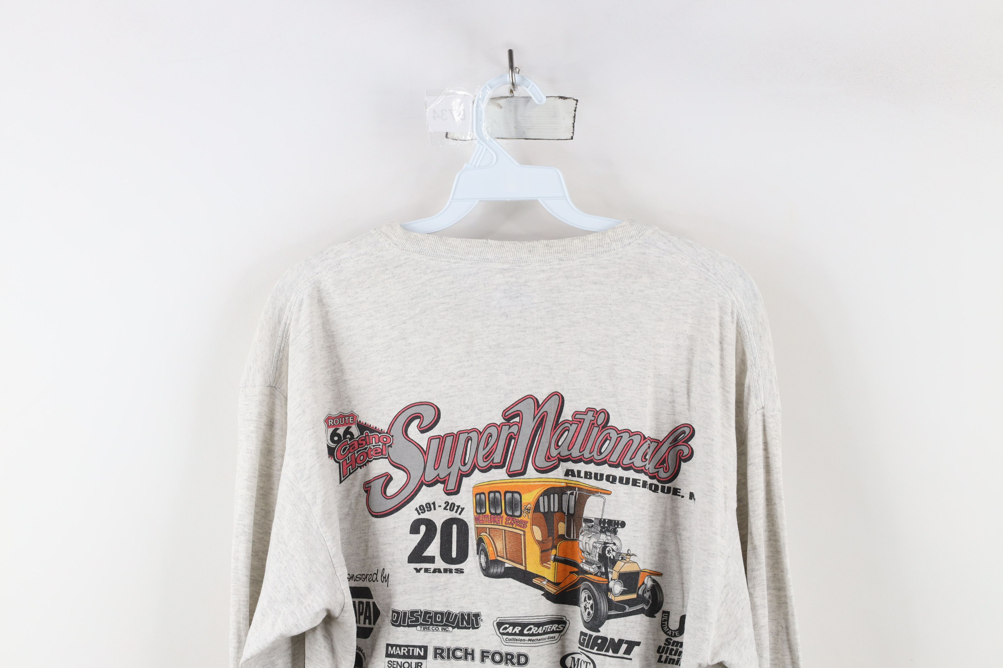 Vintage Vintage Y2K Route 66 Super Nationals Hot Rod Car T-Shirt Size US L / EU 52-54 / 3 - 13 Thumbnail