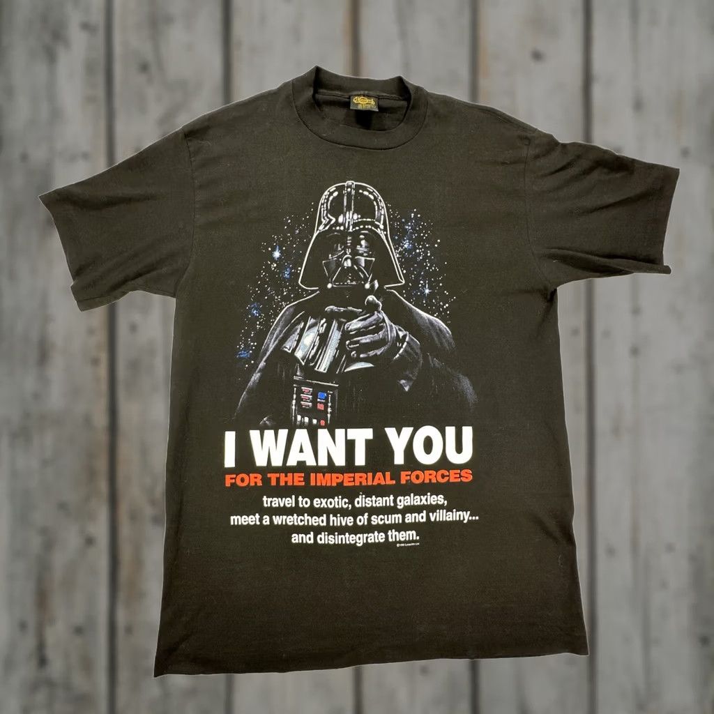 Changes Vintage Star Wars Shirt - Single Stitch Graphic 90s Size US XL / EU 56 / 4 - 1 Thumbnail