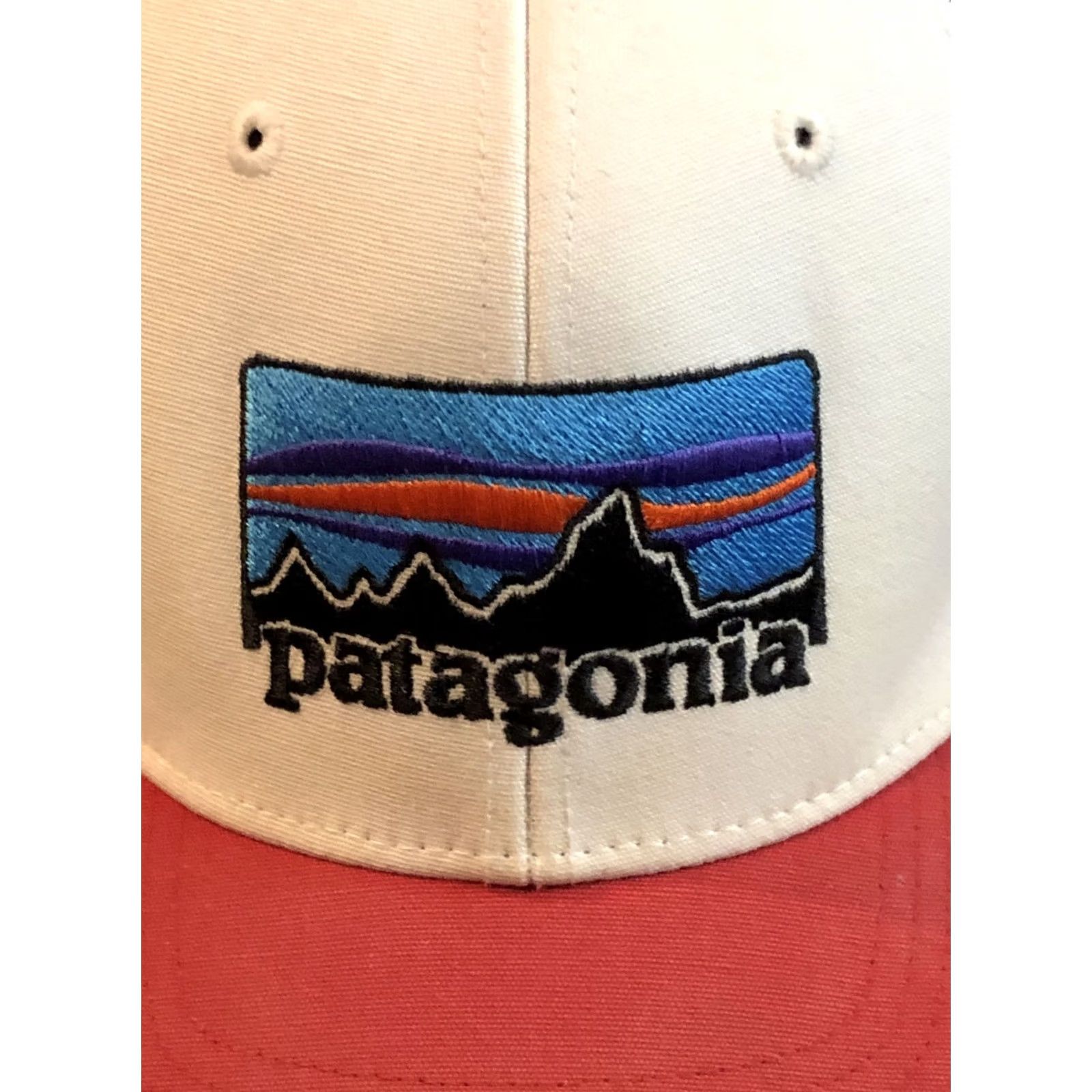 Patagonia Patagonia Trucker Hat Adjustable Snapback Red White Blue Embroidered Mens Size ONE SIZE - 2 Thumbnail