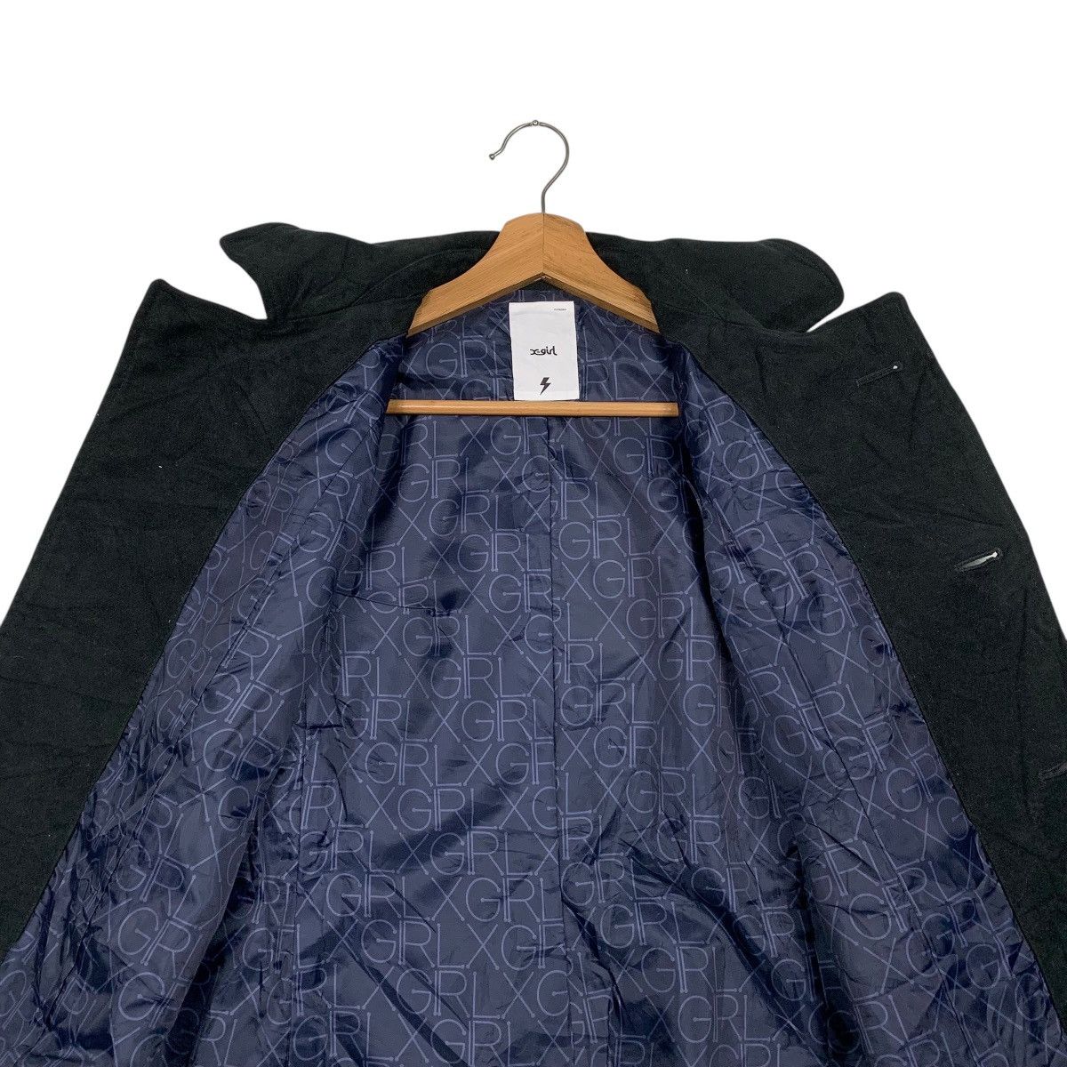 X-Girl X-girl Double Breasted Black Jacket Size M / US 6-8 / IT 42-44 - 12 Thumbnail