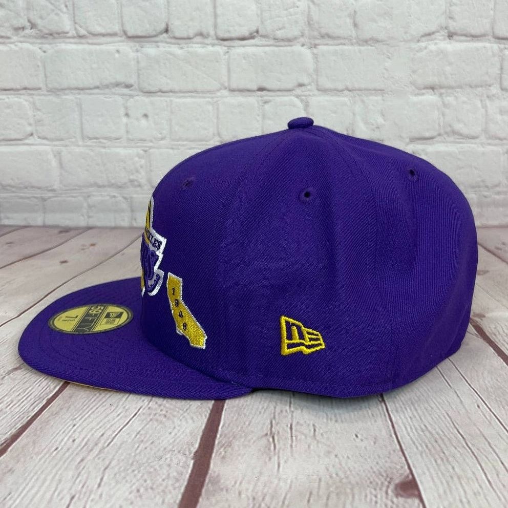 New Era New Era 59Fifty Identity NBA Los Angeles Lakers Fitted Hat Size ONE SIZE - 2 Thumbnail