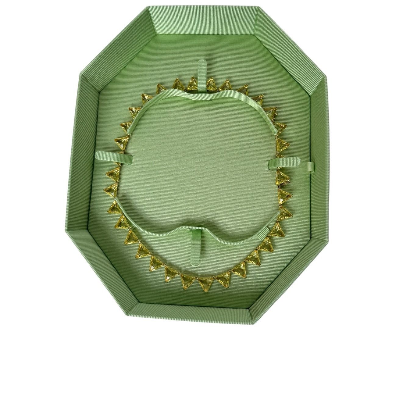 Swarovski Swarovski Ortyx necklace Triangle cut, Yellow, Size ONE SIZE - 4 Thumbnail