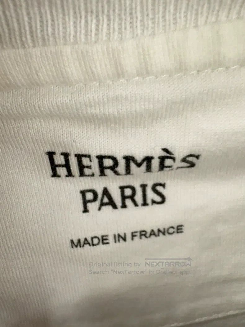 Hermes Hermes White short-sleeve Size XXS / US 00 / IT 34 - 2 Thumbnail