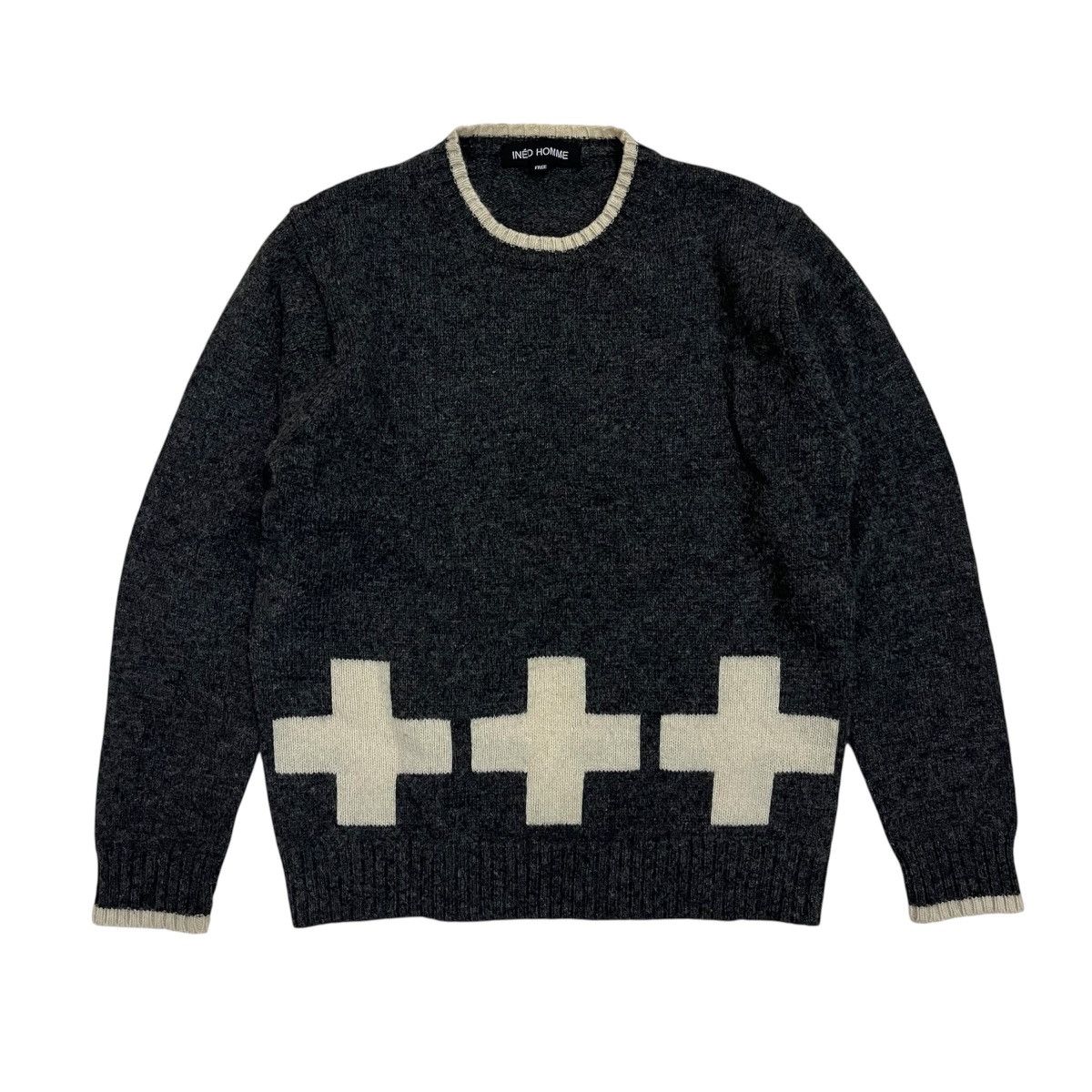 Yohji Yamamoto INED HOMME by Yohji Yamamoto Wool Knitwear Sweater Jumper Size US M / EU 48-50 / 2 - 1 Thumbnail