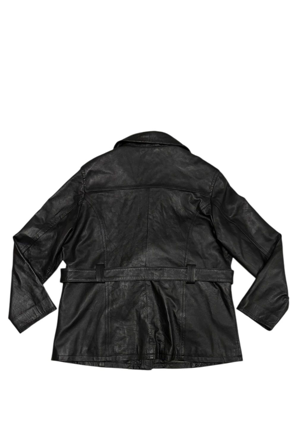 Other David Moore black leather jacket w belt and wool lining Size US M / EU 48-50 / 2 - 2 Thumbnail