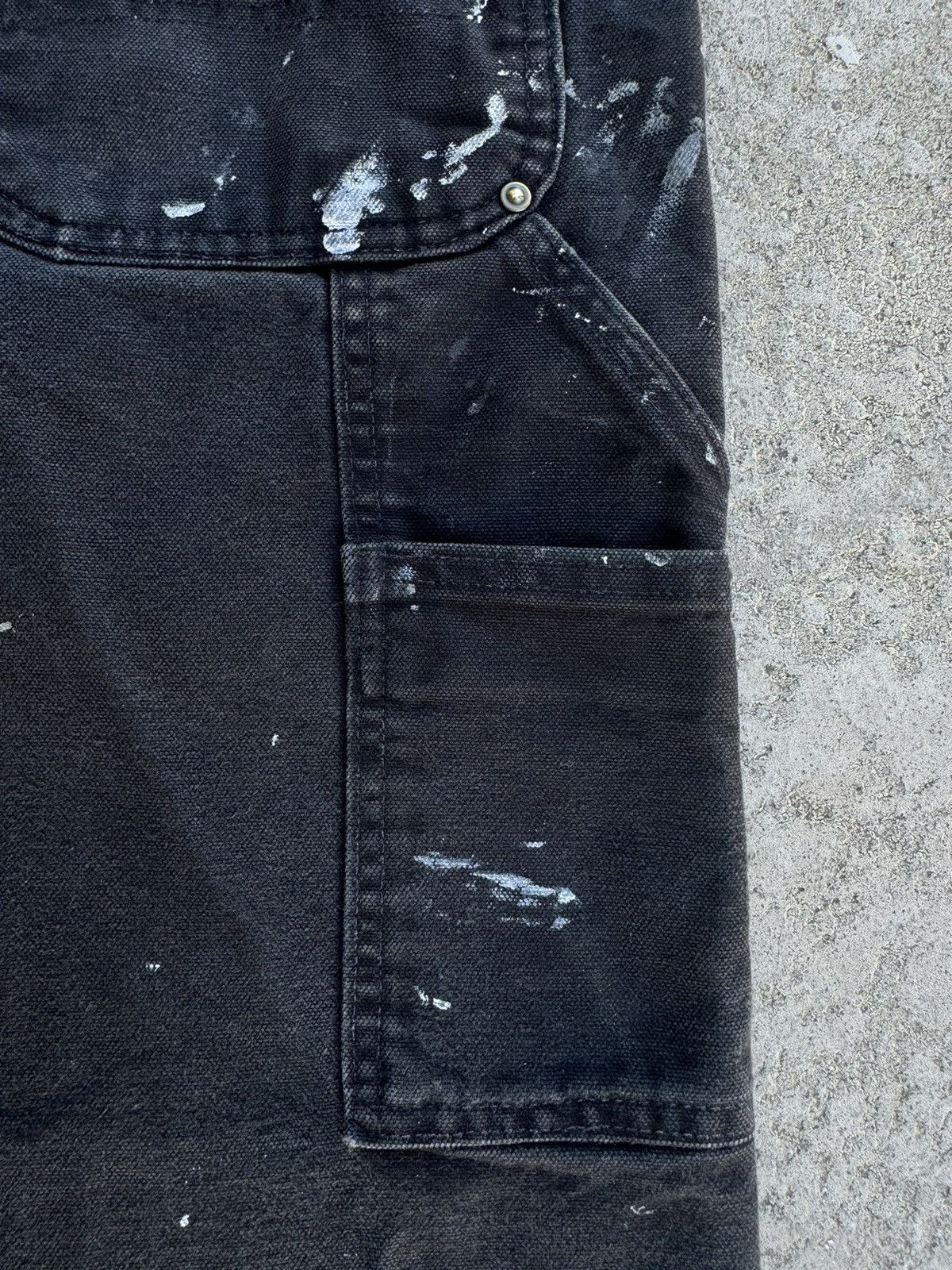 Carhartt × Vintage Vintage Carhartt B136 Black Double Knee Size US 36 / EU 52 - 7 Thumbnail