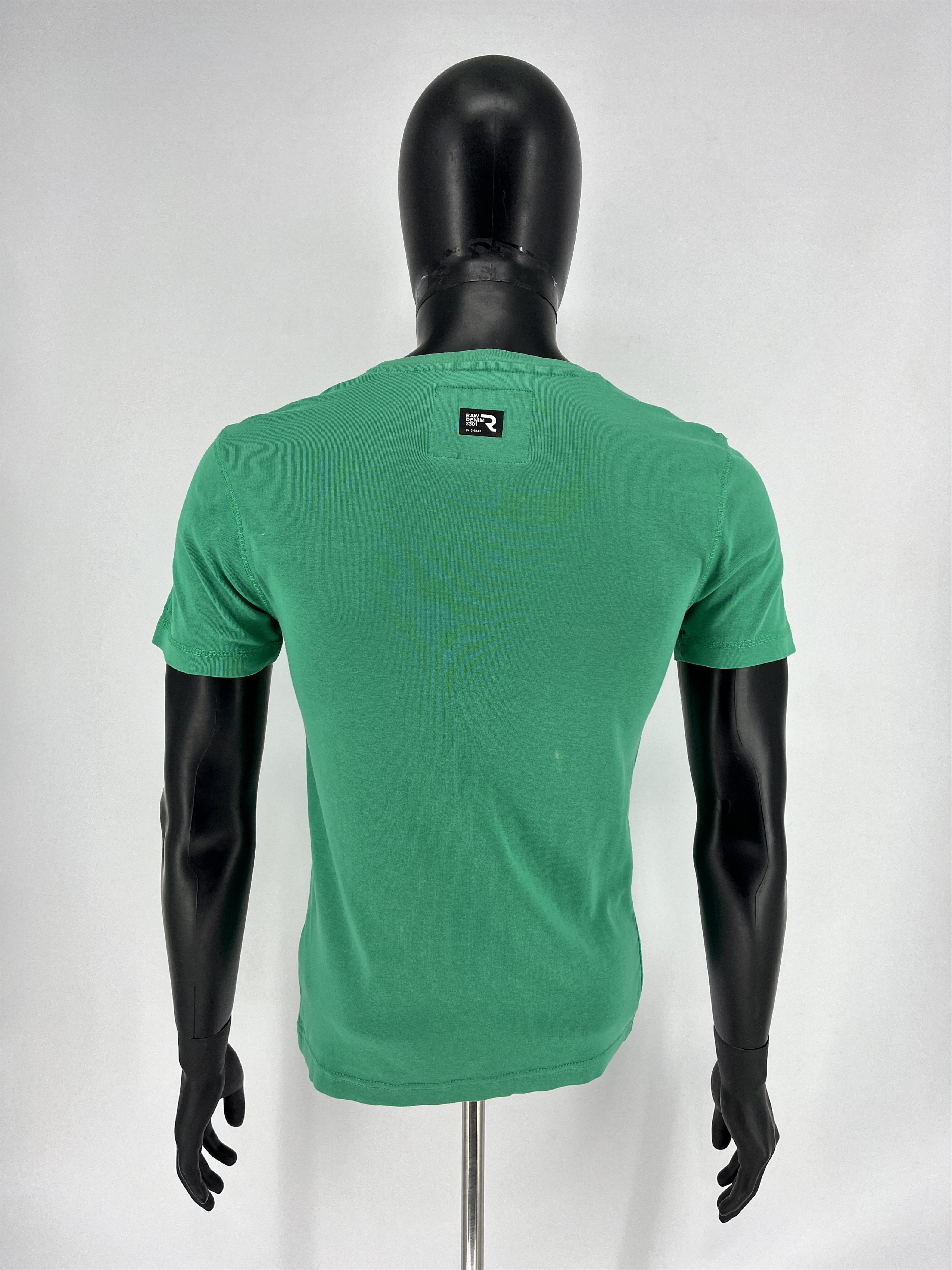 G-Star Vintage G-Star Raw T-Shirt Green Big Centre Logo Size m Size US M / EU 48-50 / 2 - 8 Thumbnail