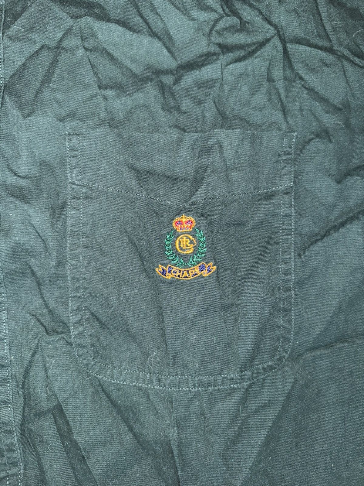 Chaps Ralph Lauren Vintage Chaps Ralph Lauren Button-Up Shirt – Forest Green Size US L / EU 52-54 / 3 - 2 Thumbnail