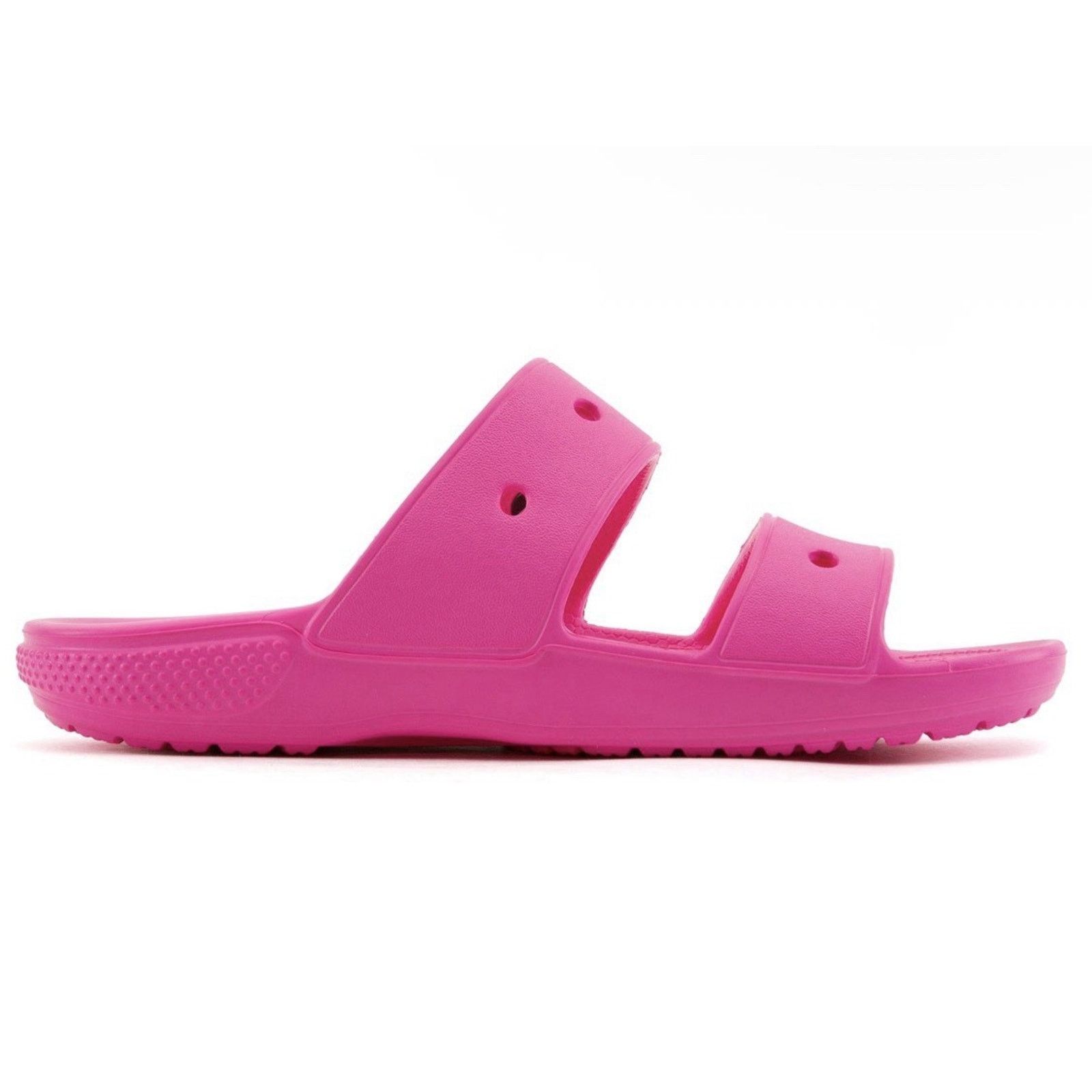 Crocs Crocs Classic Double Strap Bright Pink 9W Sandals Slides Size US 9 / IT 39 - 4 Thumbnail