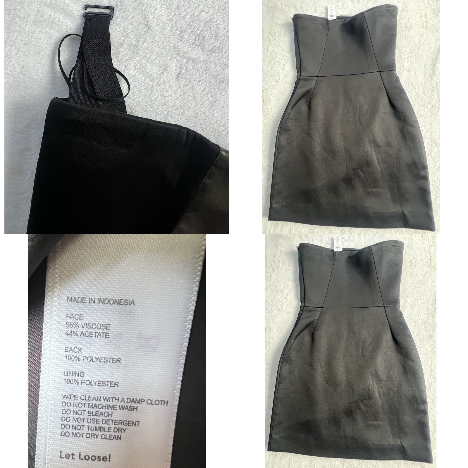 Vintage VINTAGE Kate Spade Strapless Nova Black Iridescent Evening Dress Size 2 MSRP 170 Size XS / US 0-2 / IT 36-38 - 9 Thumbnail