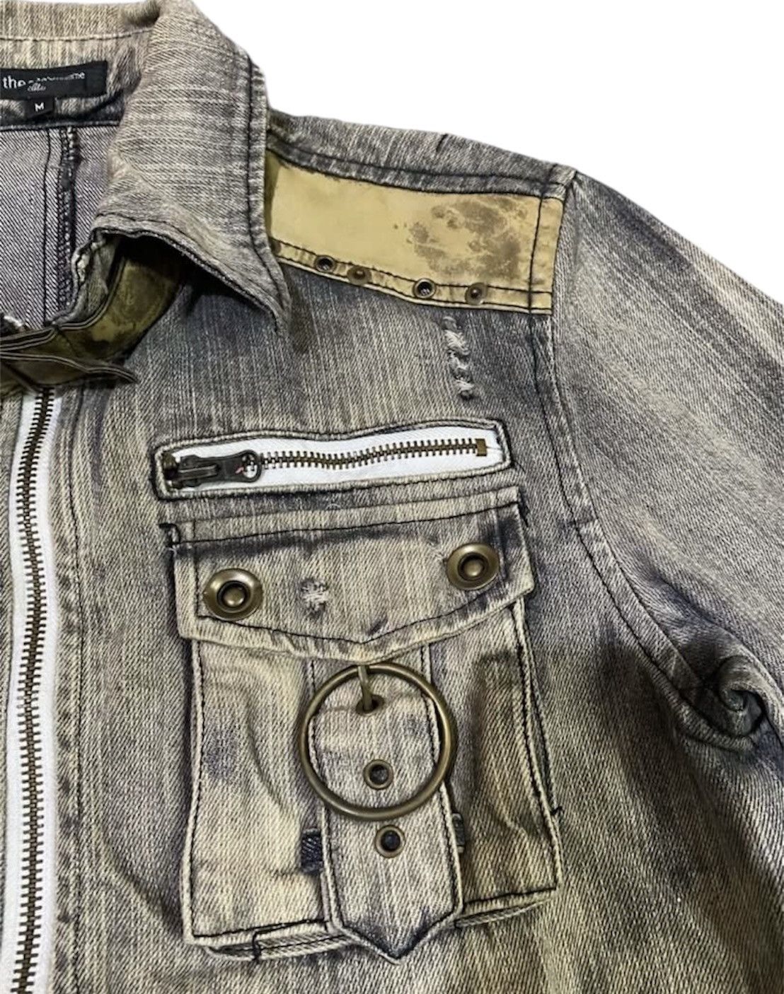 Japanese Brand × Le Grande Bleu (L.G.B.) × Yoshiyuki Konishi Japanese brand - In the Attic distressed denim jacket Size US M / EU 48-50 / 2 - 3 Thumbnail