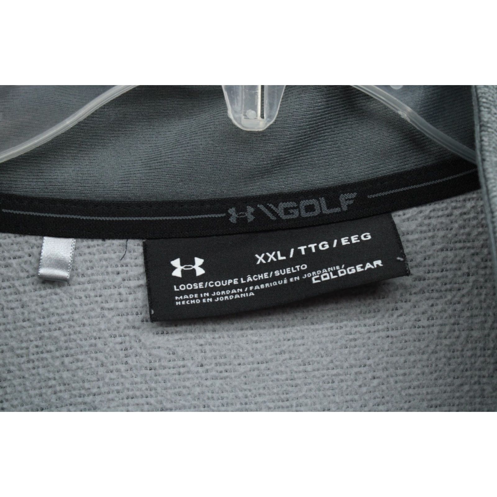 Under Armour VINTAGE Under Armour Storm UA Golf Sweater Mens 2XL Gray Fleece 1/4 Zip Jacket Cold Gear Size US XXL / EU 58 / 5 - 5 Thumbnail