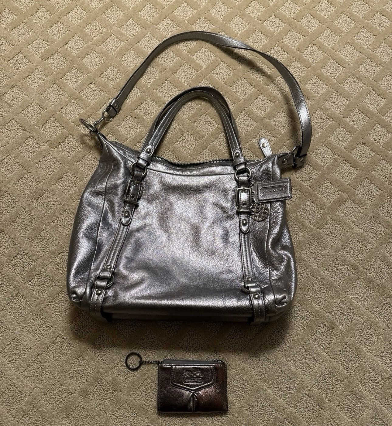Coach Coach Silver Wallet and Purse Size ONE SIZE - 1 Thumbnail
