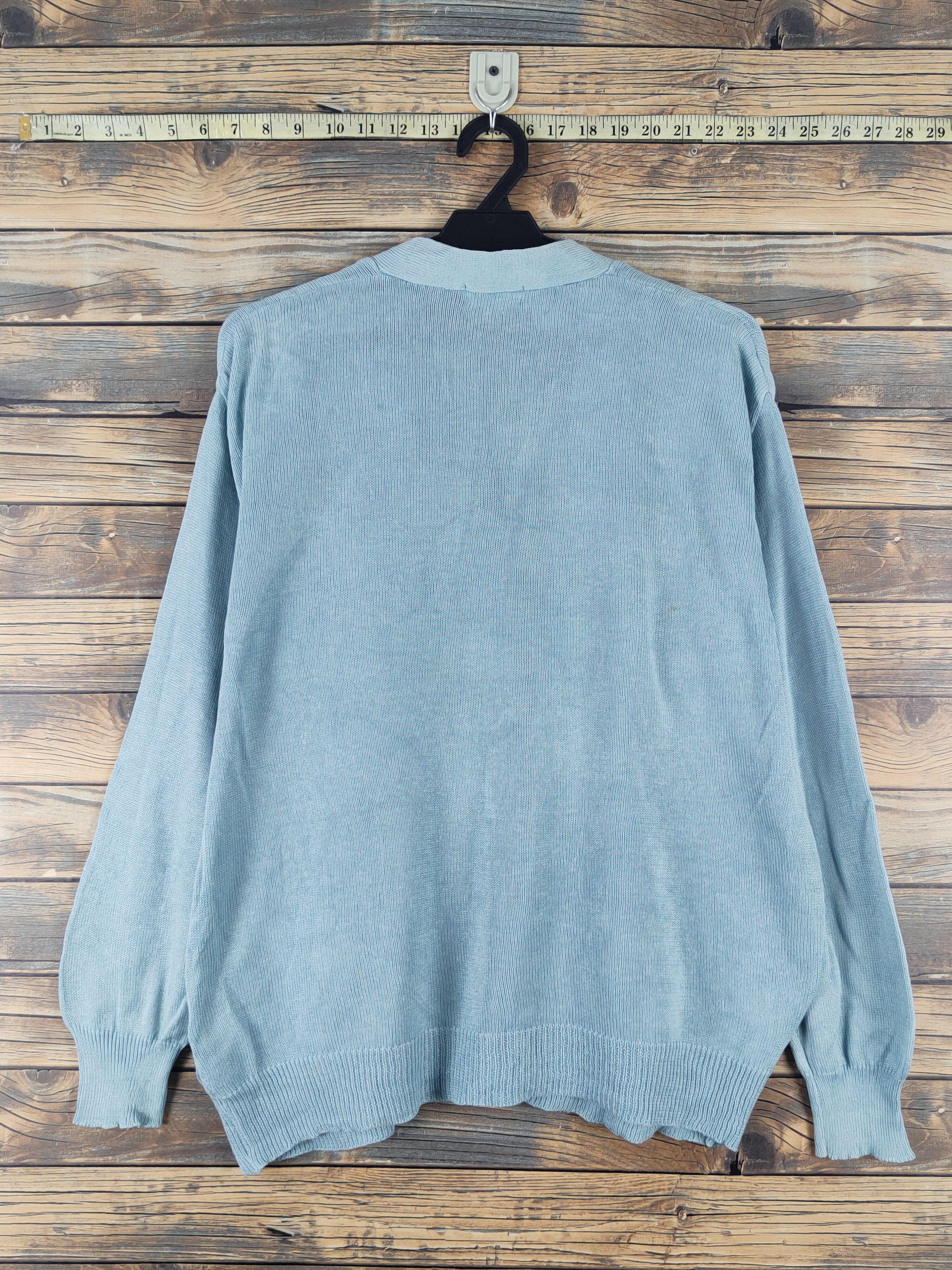 Homespun Knitwear T.Traffic Light Blue Knitwear Cardigan vintage #W1760 Size US M / EU 48-50 / 2 - 8 Thumbnail