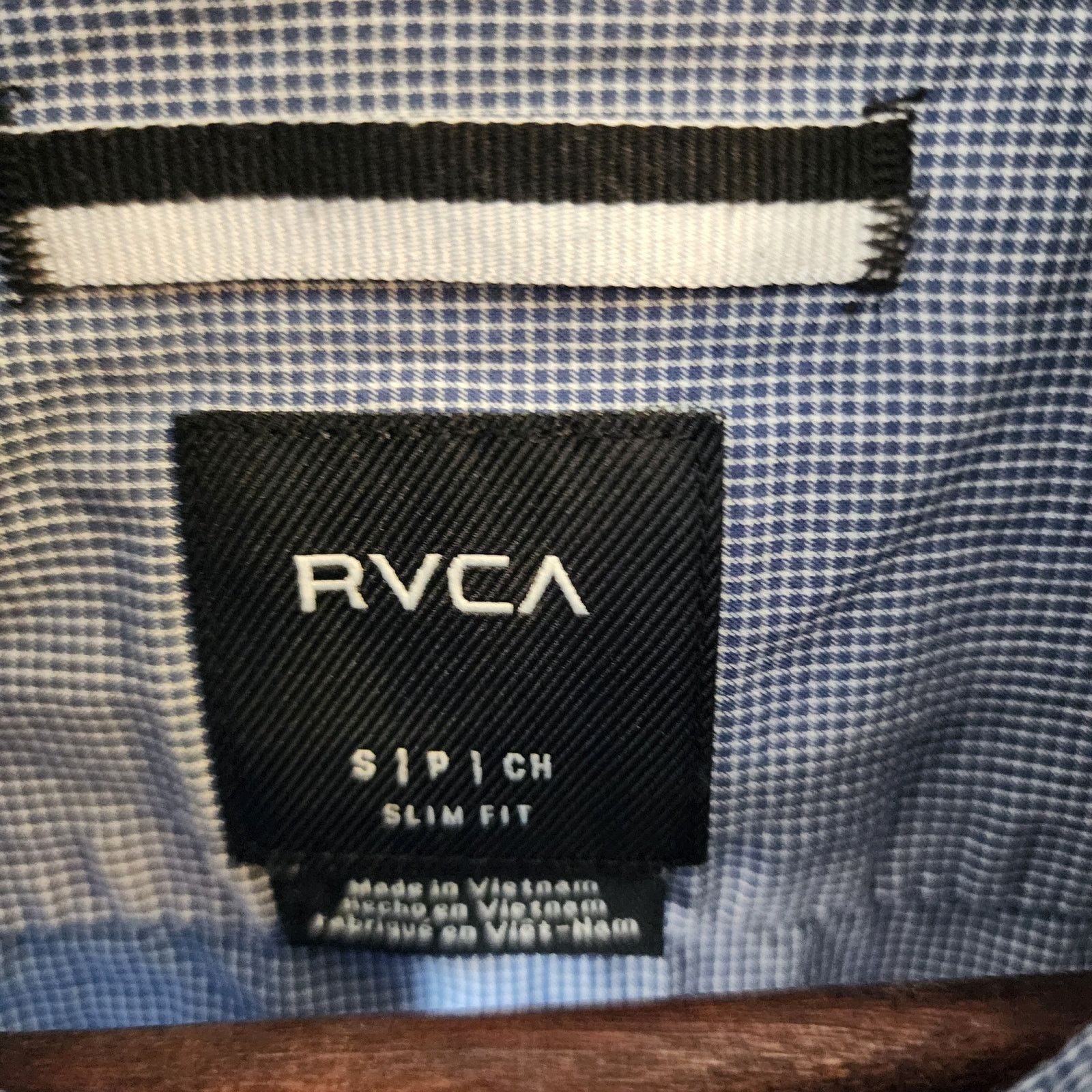 RVCA RVCA Men's Small Slim Fit Shirt Size US S / EU 44-46 / 1 - 5 Thumbnail