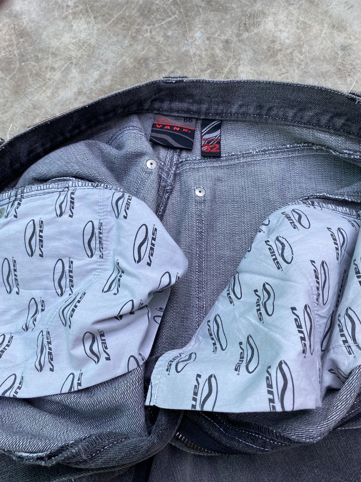 Vans × Vintage Y2K Vans Jorts Denim Size US 32 / EU 48 - 6 Thumbnail
