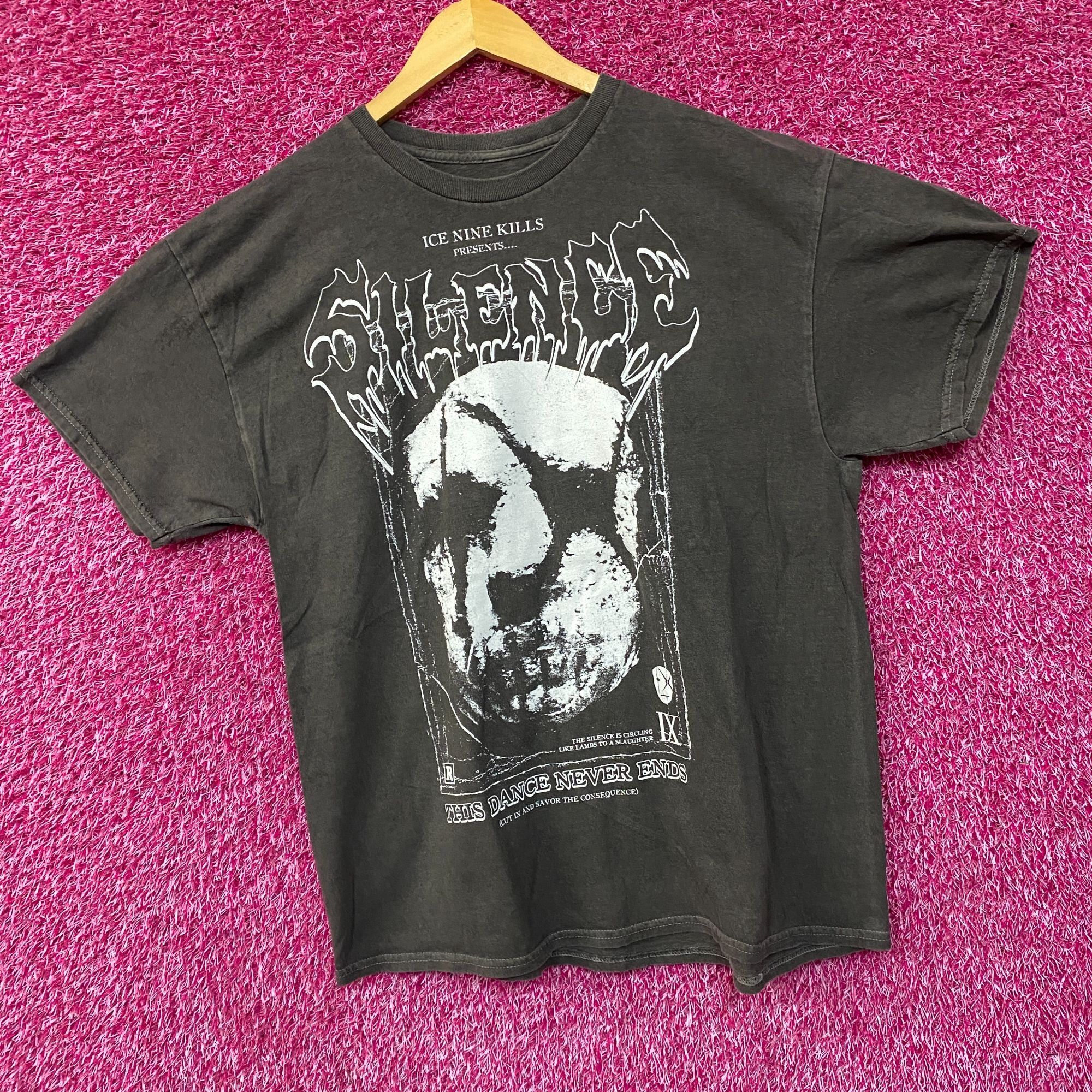 Other Ice Nine Kills Silence Dance Never End Silence Mask T-Shirt Size US XL / EU 56 / 4 - 3 Thumbnail