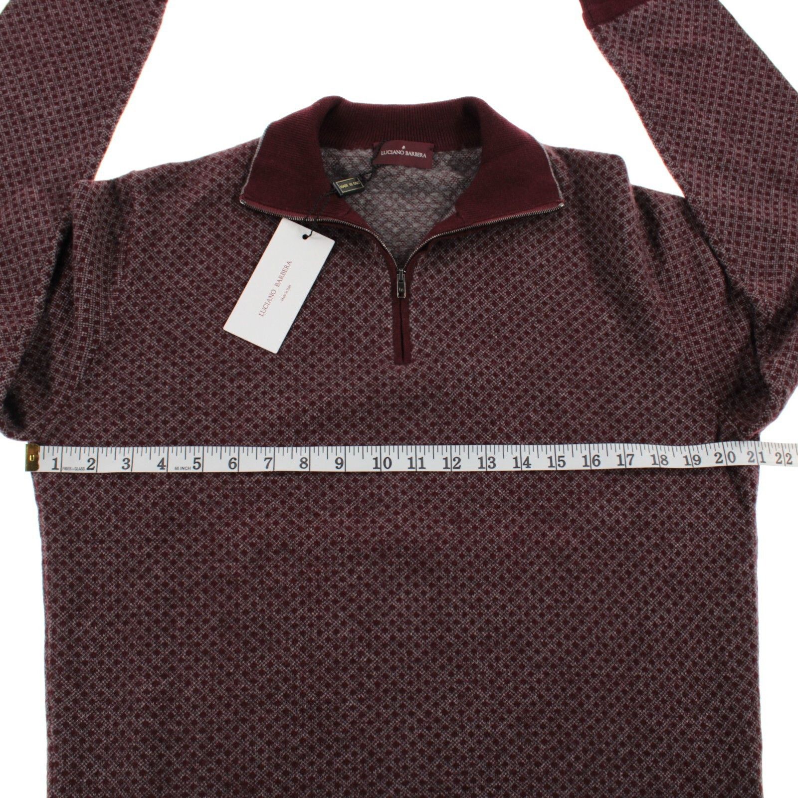 Luciano Barbera Luciano Barbera Sweater Size US L in Red Size US L / EU 52-54 / 3 - 6 Thumbnail