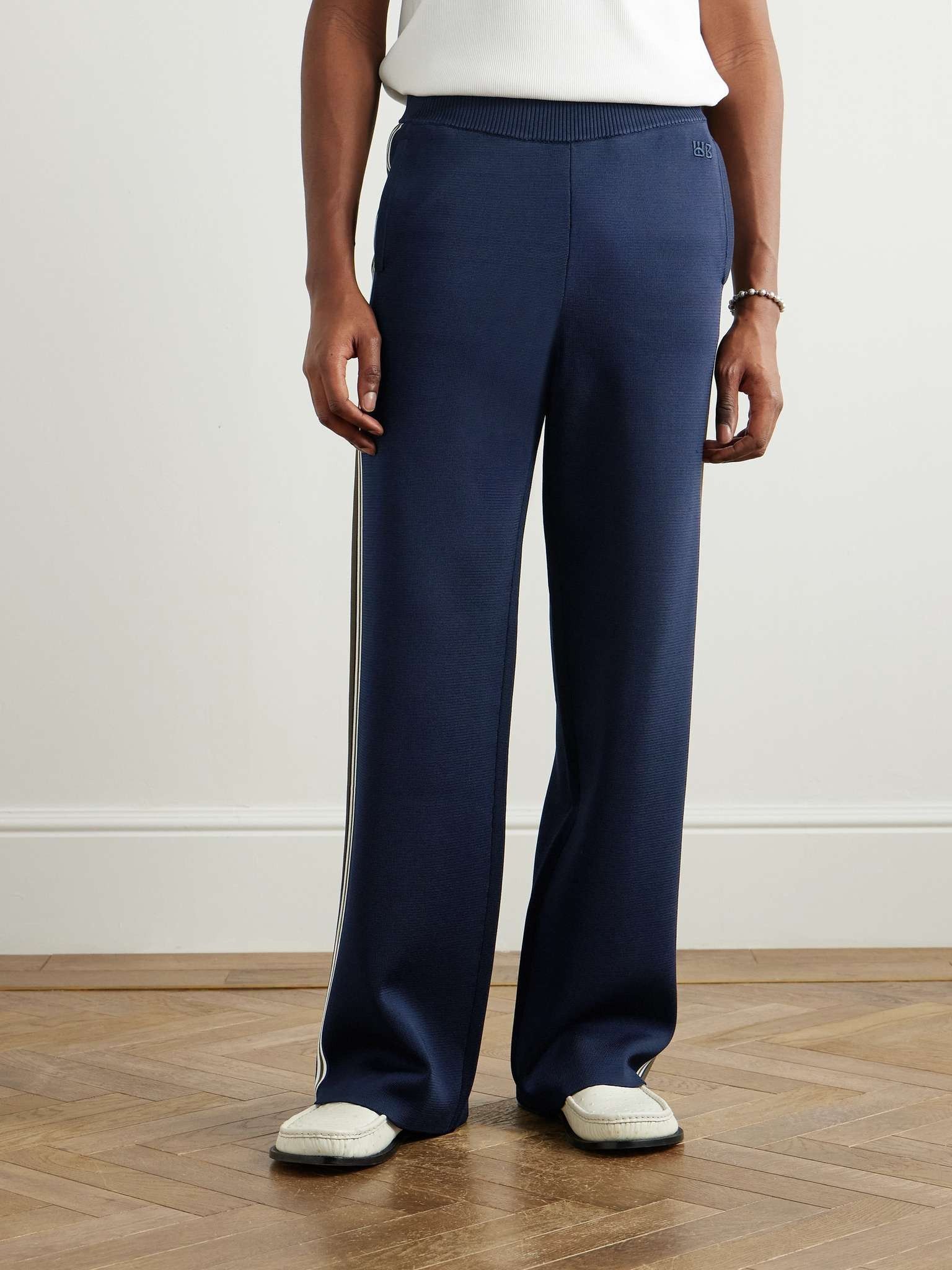 Wales Bonner o1mle0825 Unisex Tide Track Pant in Navy Size US 28 / EU 44 - 3 Thumbnail
