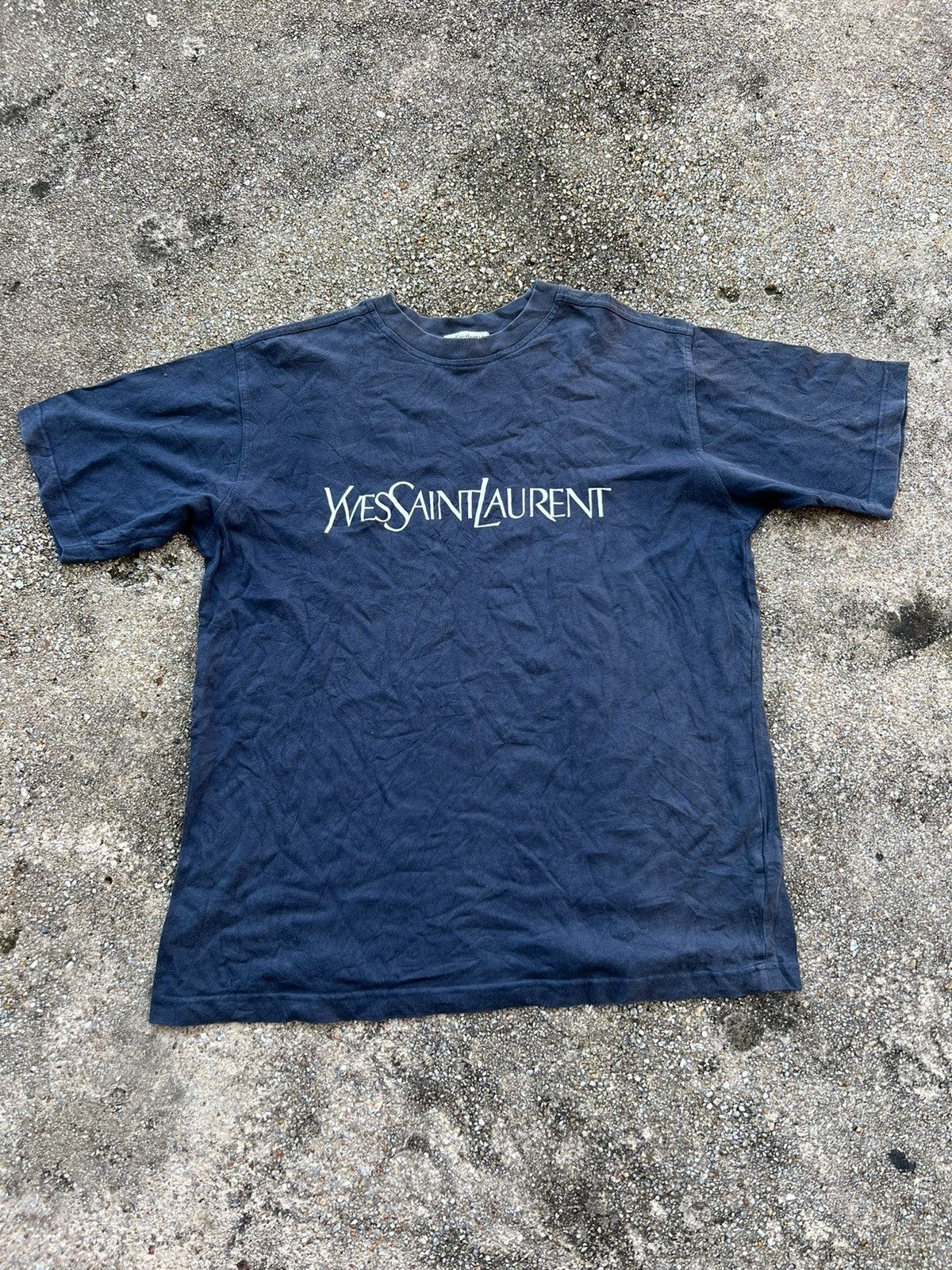 Yves Saint Laurent Yves Saint Laurent YSL Spell Out Shirt Size US L / EU 52-54 / 3 - 1 Thumbnail