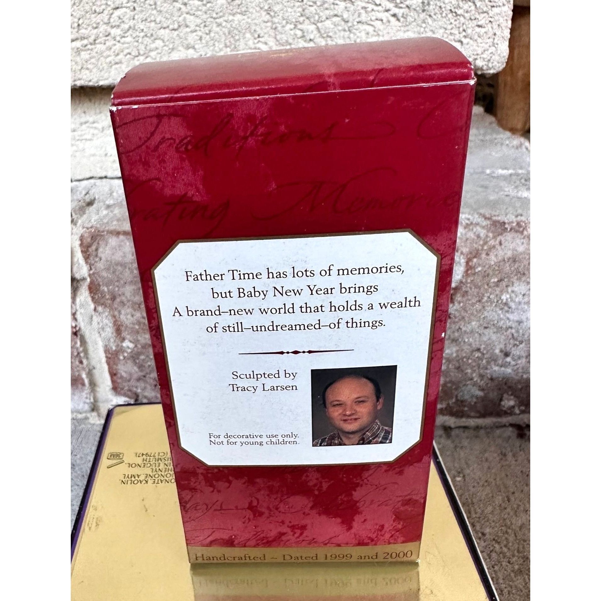Vintage VTG Hallmark Keepsake 1999 Welcome 2000 Ornament Father Tim Size ONE SIZE - 10 Thumbnail