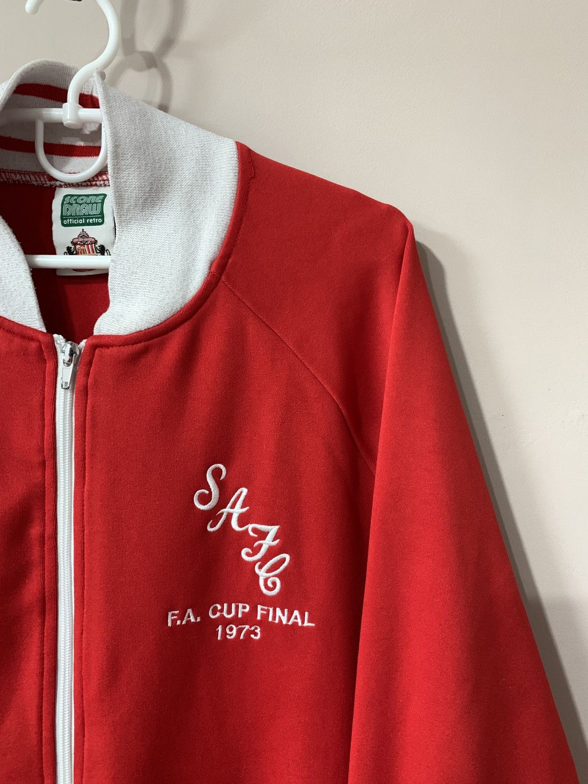 Vintage Sunderland 1973 Cup Final Retro Jacket Soccer Score Draw XL Size US XL / EU 56 / 4 - 4 Thumbnail